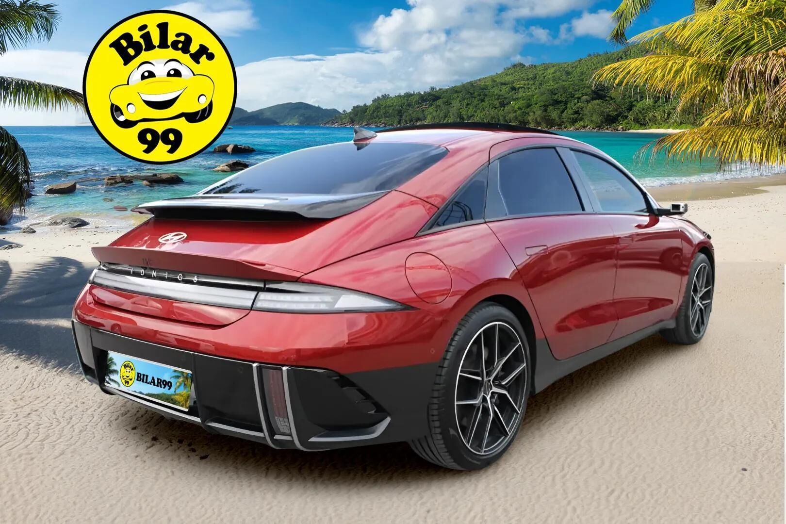 HYUNDAI IONIQ 6 2023 77 kWh 325 hv AWD Ultimate *ACC / ILP / 360° / Bose / Ilmastoidut nahat / Digipeilit / Lasikattoluukku / Koukku* - Muistipenkki / Kahdet renkaat aluvanteilla