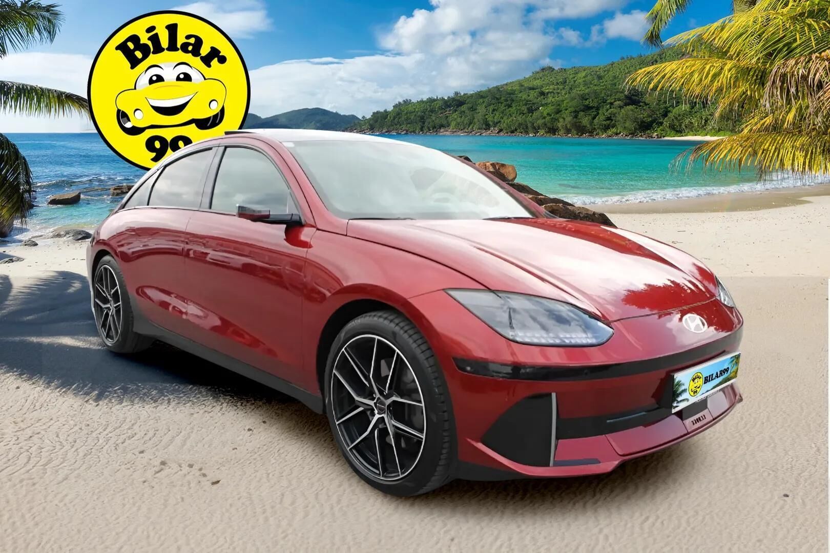 HYUNDAI IONIQ 6 2023 77 kWh 325 hv AWD Ultimate *ACC / ILP / 360° / Bose / Ilmastoidut nahat / Digipeilit / Lasikattoluukku / Koukku* - Muistipenkki / Kahdet renkaat aluvanteilla