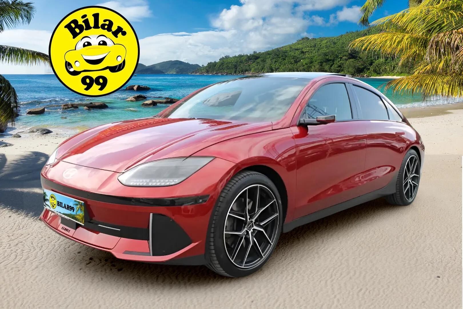 HYUNDAI IONIQ 6 2023 77 kWh 325 hv AWD Ultimate *ACC / ILP / 360° / Bose / Ilmastoidut nahat / Digipeilit / Lasikattoluukku / Koukku* - Muistipenkki / Kahdet renkaat aluvanteilla