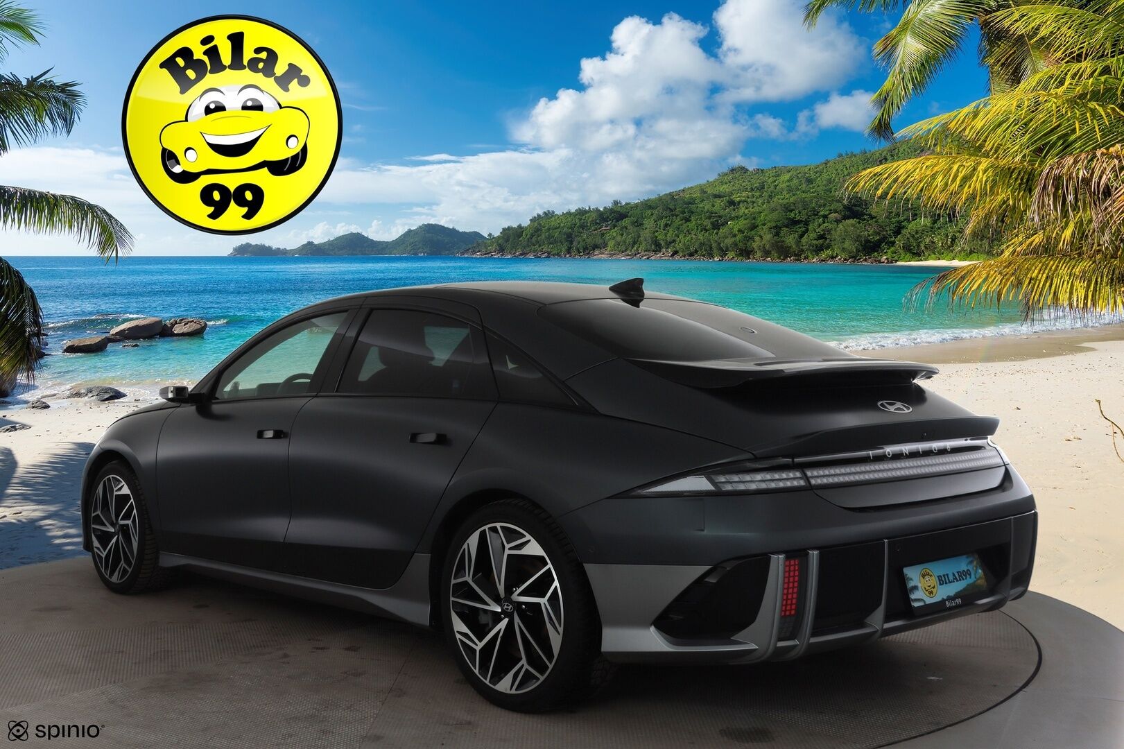 HYUNDAI IONIQ 6 2023 77 kWh 325 hv AWD Ultimate * Vetokoukku / HUD / Digipeilit / Bose / Kattoluukku / Sähköpenkit / 360 Kamera *