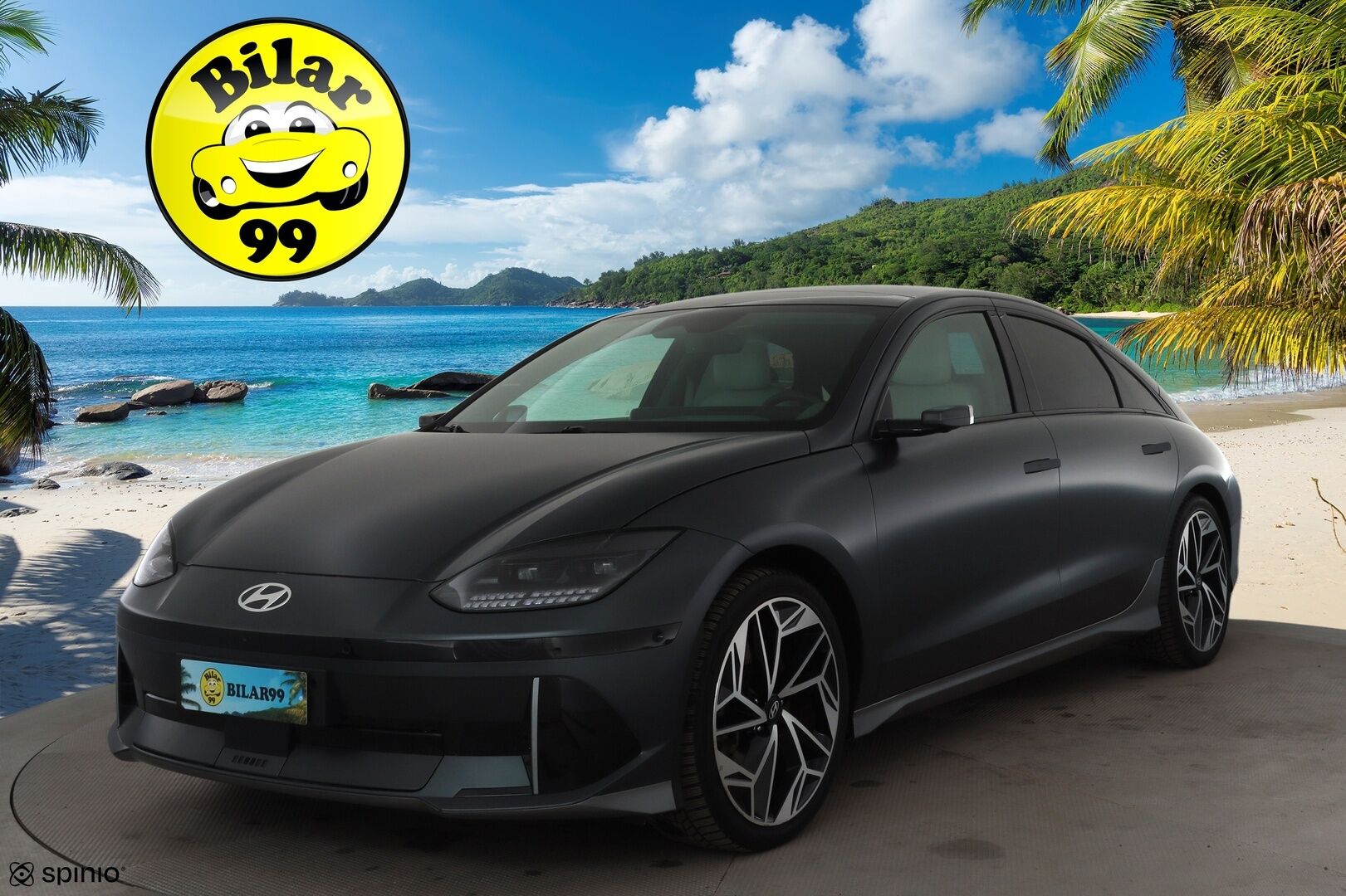 HYUNDAI IONIQ 6 2023 77 kWh 325 hv AWD Ultimate * Vetokoukku / HUD / Digipeilit / Bose / Kattoluukku / Sähköpenkit / 360 Kamera *