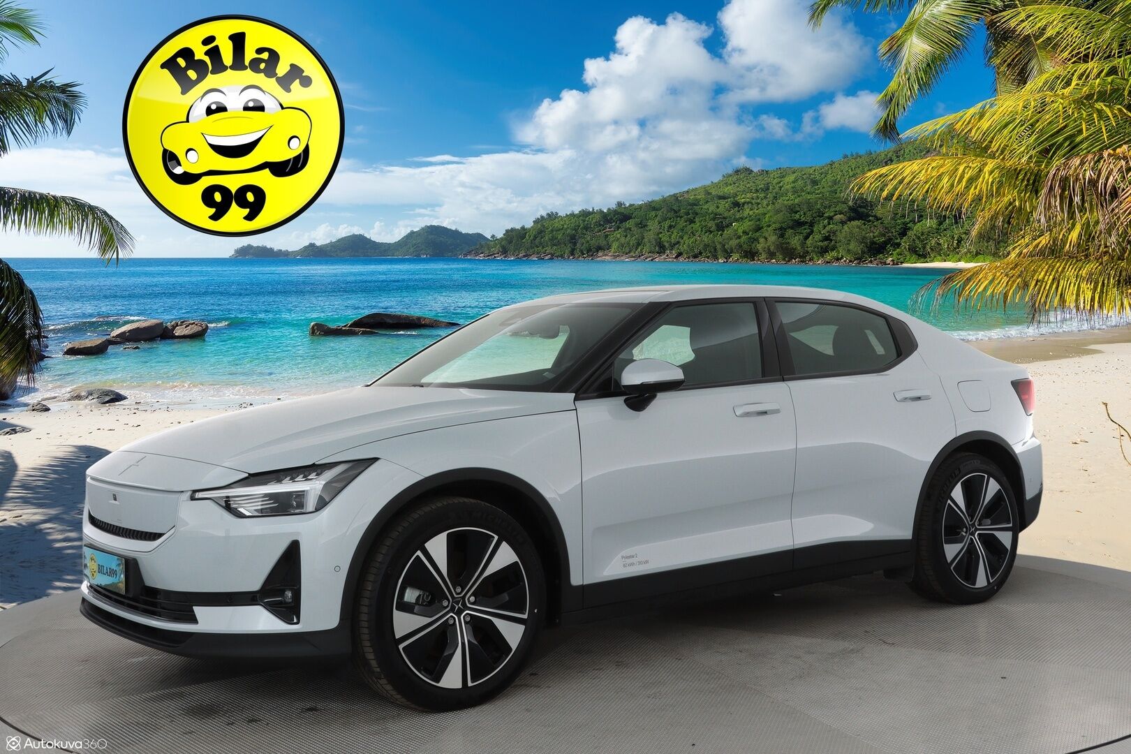 POLESTAR 2 2024 Long Range Dual Motor 310kw **Facelift / Pilot&Plus / Vetokoukku / Harman&Kardon / 360 Kamera / Pixel LED / Muistipenkki** - 3,99 % KORKOTARJOUS TÄHÄN AUTOON - Akku kuntotarkastettu / Tehdastakuu voimassa / Kahdet renkaat vanteilla