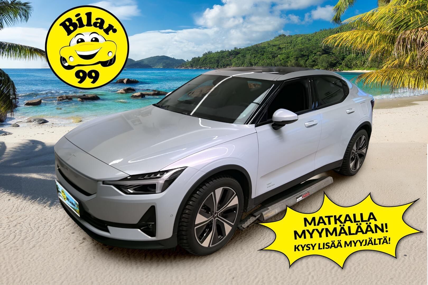 POLESTAR 2 2024 Long Range Dual Motor 310kw 82kwh / Pilot&Plus / Vetokoukku / Harman&Kardon / 360° kamera / Pixel-valot / TULOSSA - 3,99 % KORKOTARJOUS TÄHÄN AUTOON - 31.5. ASTI! - 
