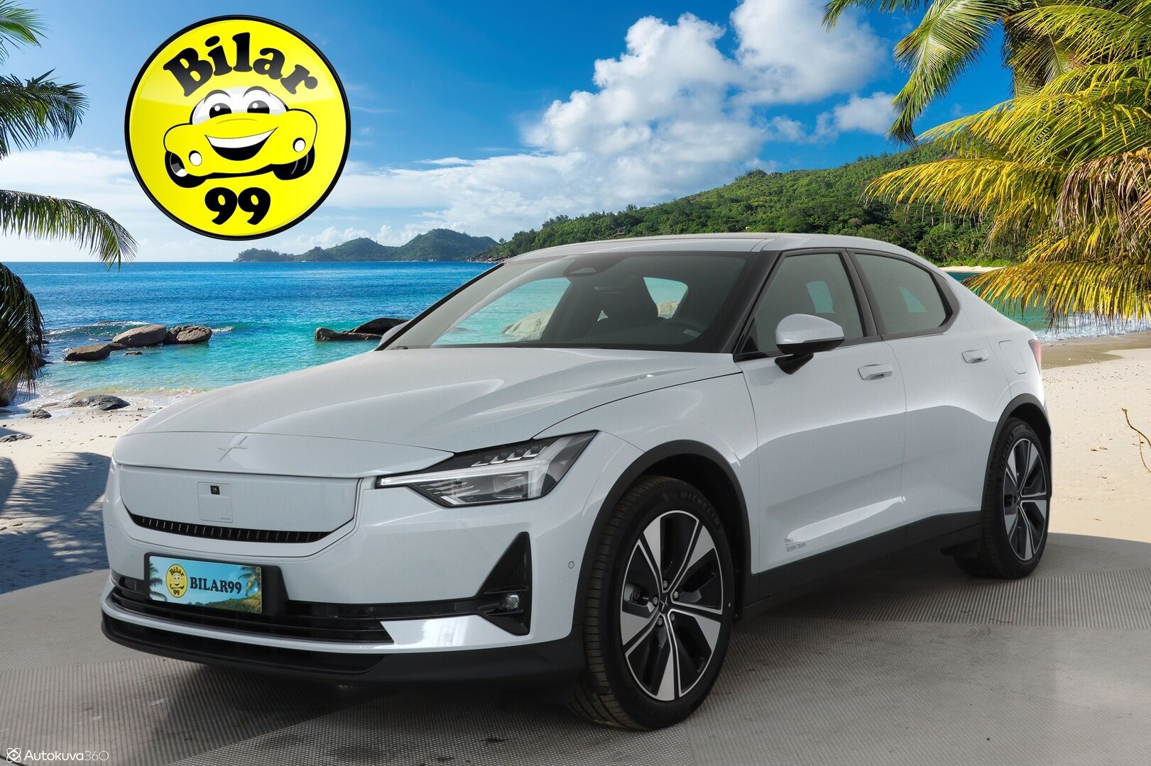 POLESTAR 2 2024 Long Range Dual Motor 310kw **Facelift / Pilot&Plus / Vetokoukku / Harman&Kardon / 360 Kamera / Pixel LED / Muistipenkki** - 3,99 % KORKOTARJOUS TÄHÄN AUTOON - Akku kuntotarkastettu / Tehdastakuu voimassa / Kahdet renkaat vanteilla