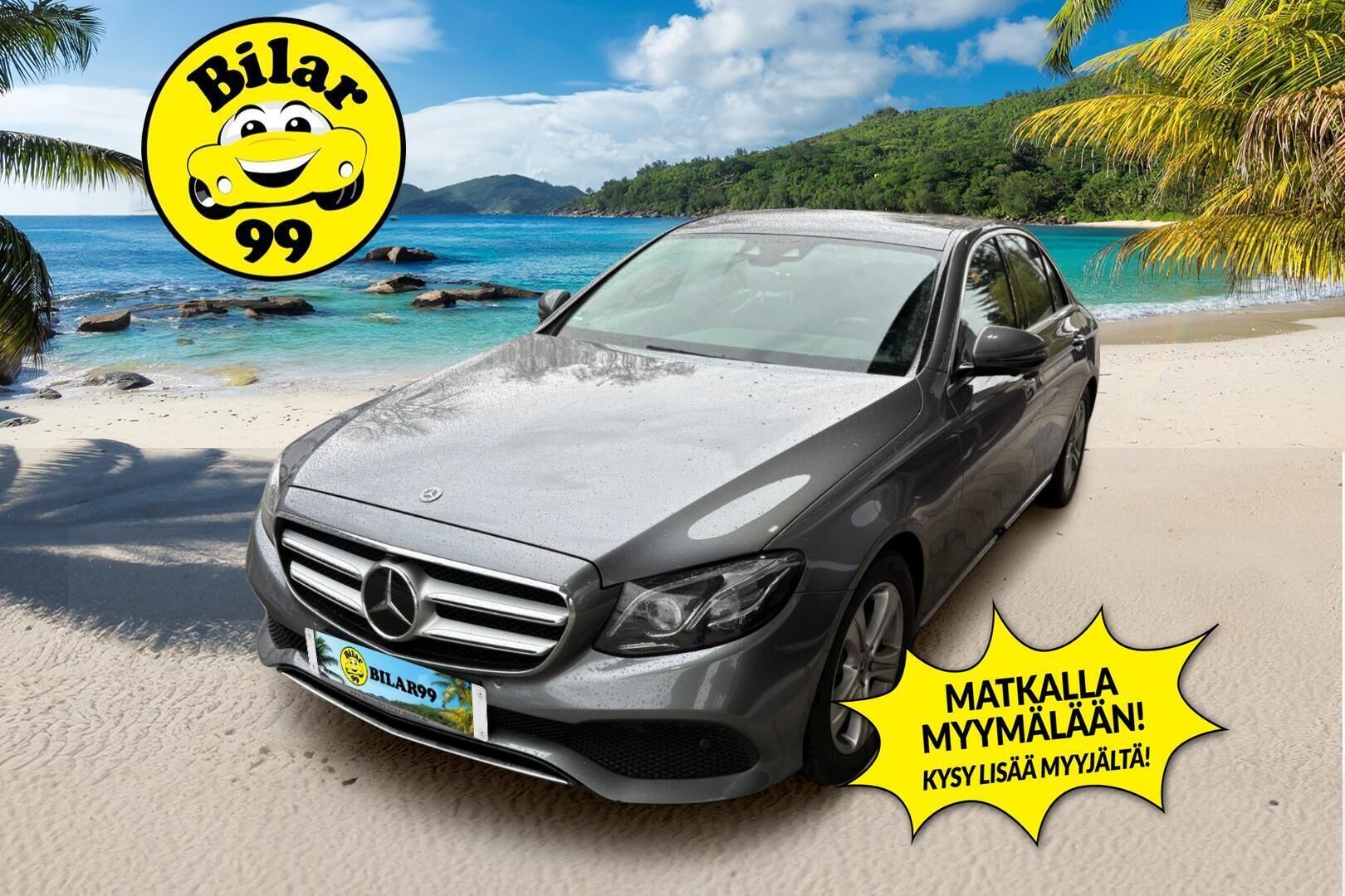 MERCEDES-BENZ E 2017 220 d A Premium Business * Multibeam / Distronic / Webasto / Muistipenkit / Widescreen / 360° / Panorama / HUD * - Kahdet renkaat aluvanteilla - HULLUT AVAJAISHULINAT KORKOTARJOUS 3,29 %