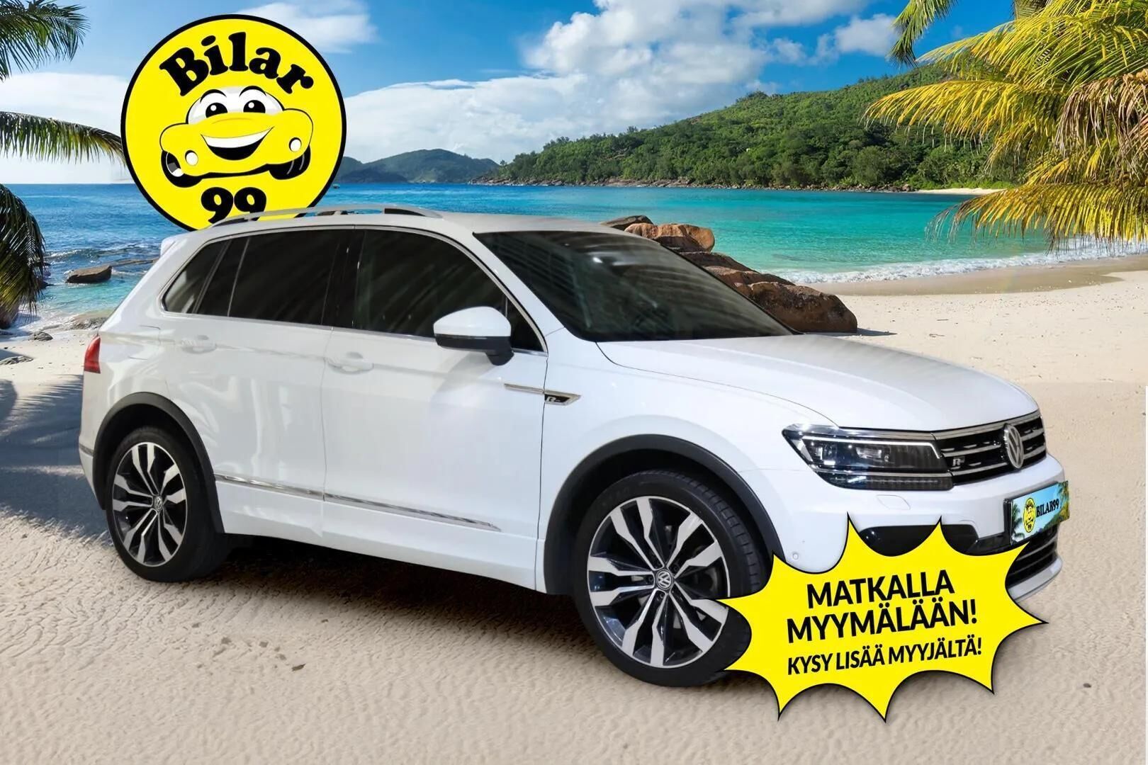 VOLKSWAGEN TIGUAN 2018 R-line 2,0 TSI 132 kW 4MOTION DSG ** Digimittari / ACC / Webasto / P-Kamera / DynAudio ** - Vetokoukku / LED / 2x vanteet - HULLU BLACKWEEK KORKOTARJOUS 2,49%