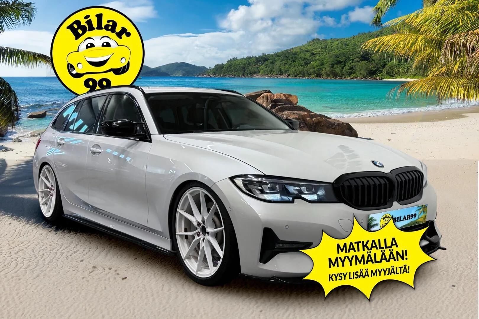 BMW 330 2021 G21 Touring 330e Sport Line ** Adapt.vakkari / P-Kamera / Muistipenkki / TULOSSA ** - Koukku / Comfort Access / HiFi / 2x vanteet
