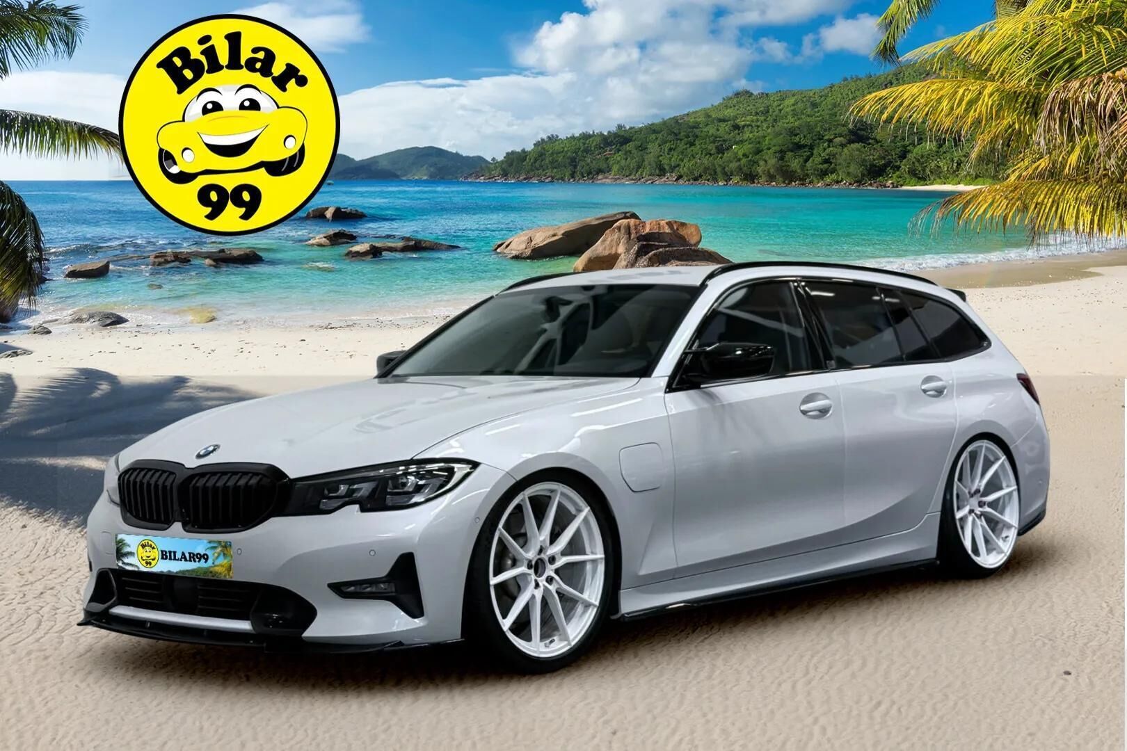 BMW 330 2021 G21 Touring 330e Sport Line ** Adapt.vakkari / P-Kamera / Muistipenkki / TULOSSA ** - Koukku / Comfort Access / HiFi / 2x vanteet