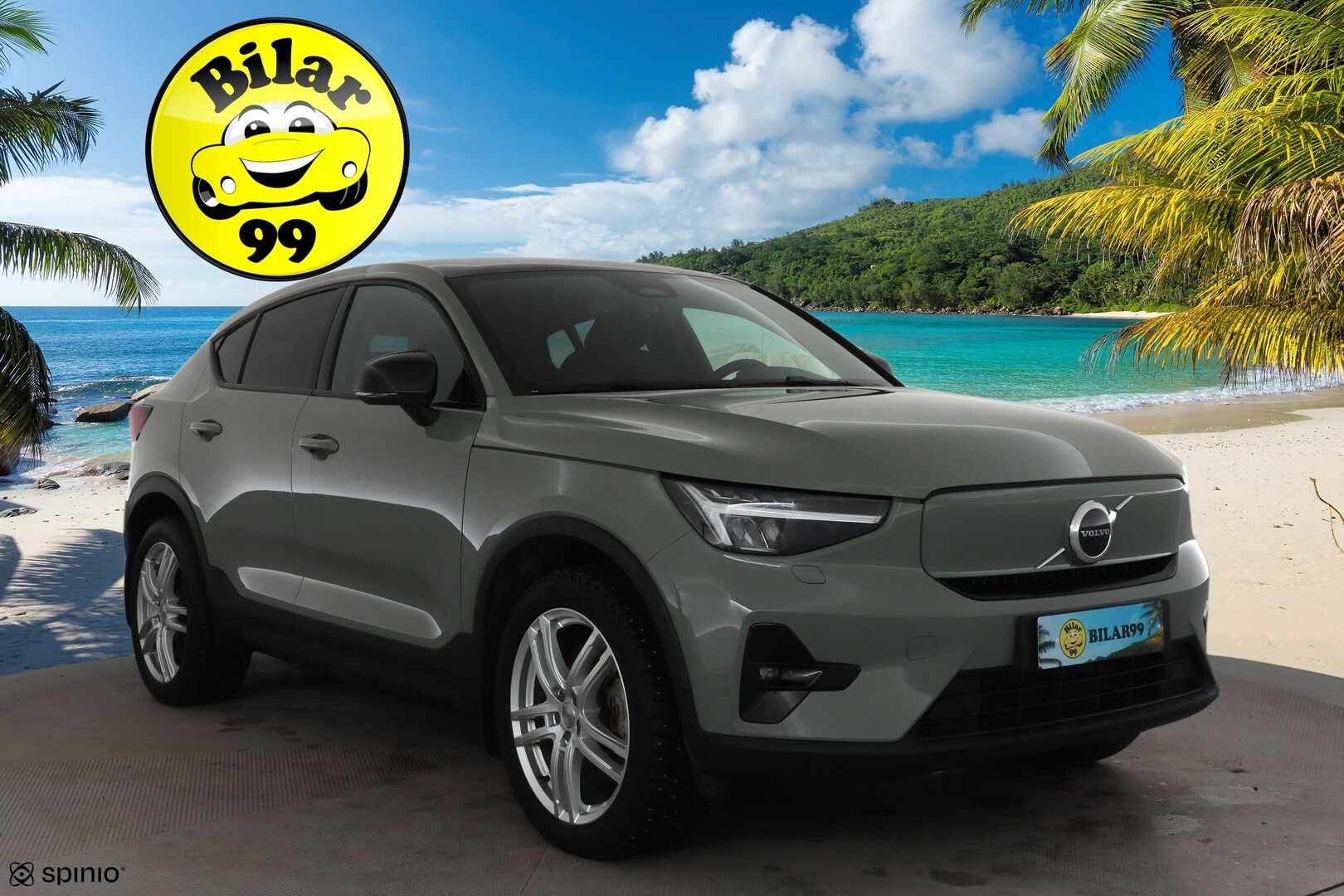 Volvo XC40 2023 Recharge aut * ILP / Koukku / Lasikatto / ACC / LED / P.Kamera / Sportpenkki Muistilla * - Akku kuntotarkastettu SoH 95,7 / 2x Latauskaapelit / Kahdet renkaat