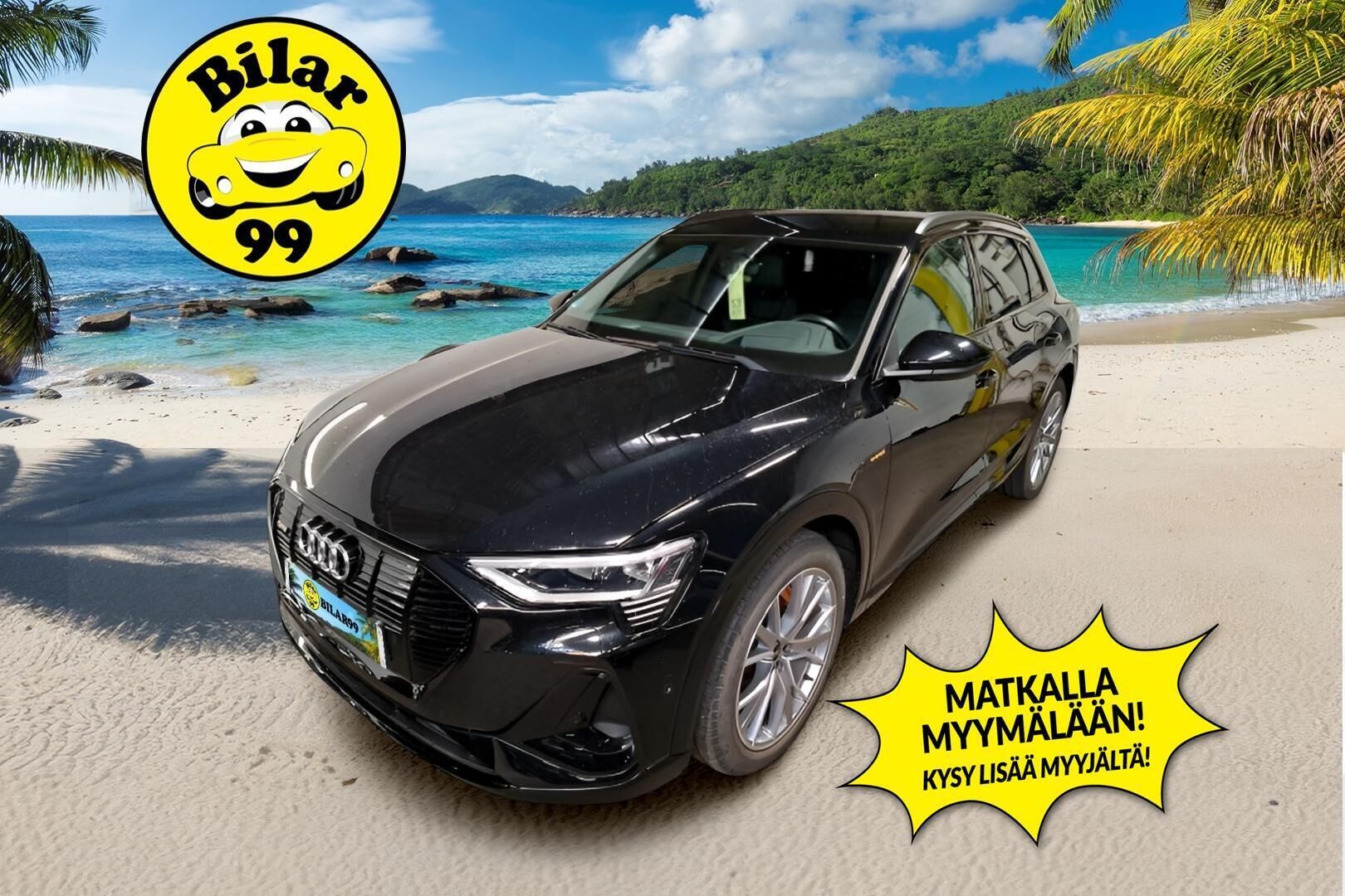 AUDI E-TRON 2022 50 S-Line quattro 230kW / ACC / Matrix-LED / P.kamera / Keyless / Sähkökontti / Vetokoukku - HULLUT AVAJAISHULINAT KORKOTARJOUS 3,29 %
