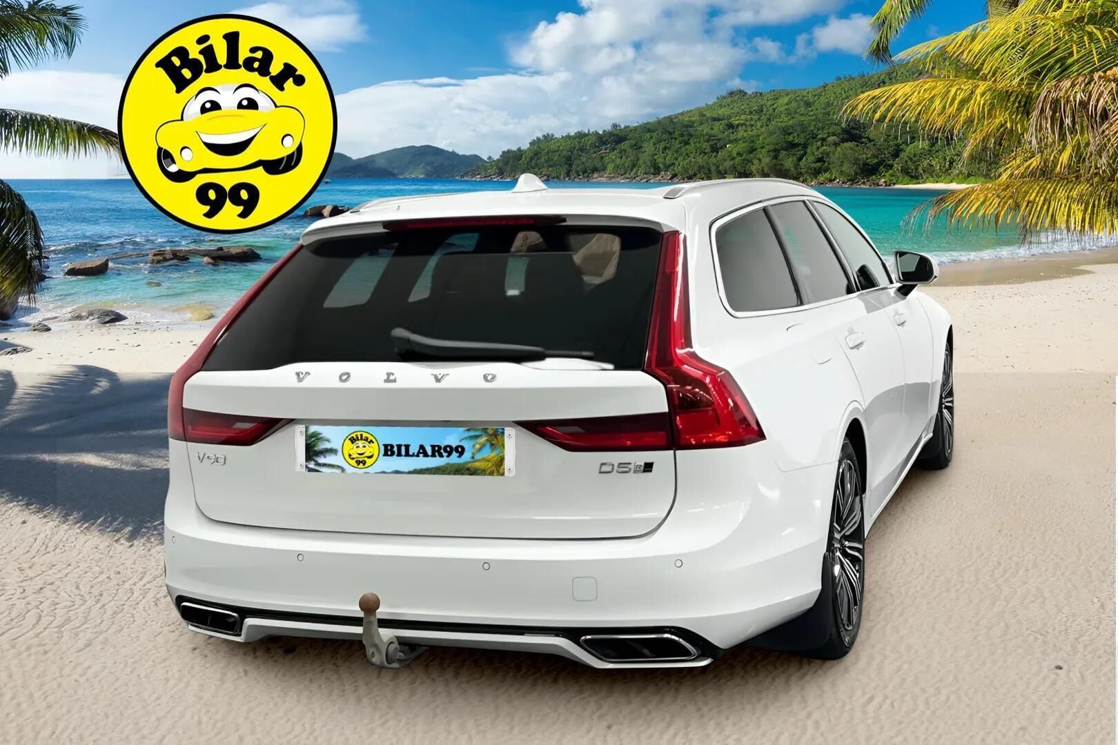 Volvo V90 2018 D5 AWD R-Design aut / ACC / HUD / Webasto / Peruutuskamera / Navigointi / Vetokoukku - 3,99 % KORKOTARJOUS TÄHÄN AUTOON - 