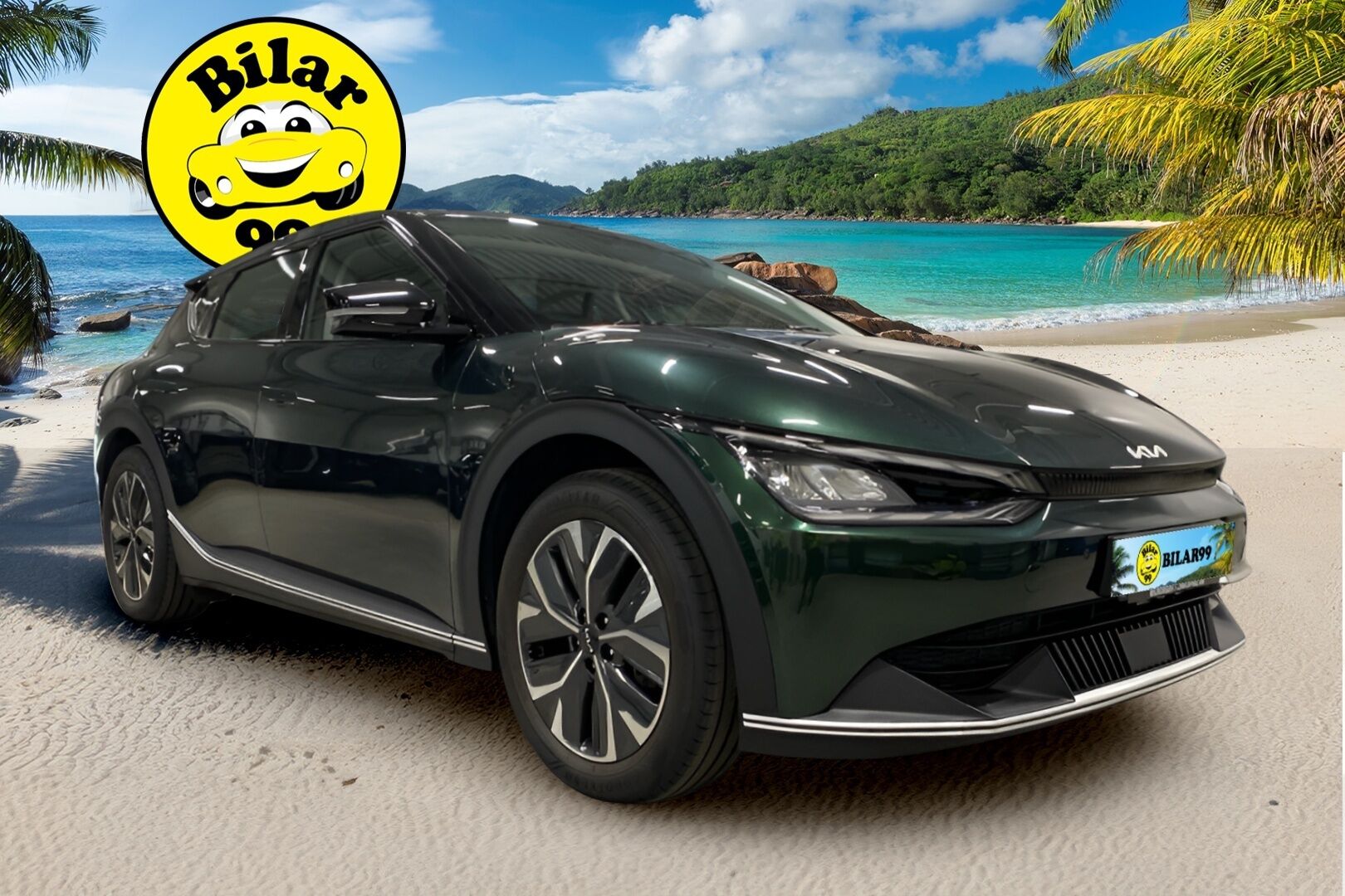 KIA EV6 2022 RWD 77 kWh 229 hv / Adapt.Vakkari / Irroitettava vetokoukku / TULOSSA // - 3,99 % KORKOTARJOUS TÄHÄN AUTOON - Osanahka / Kuljettajan istuin muistilla / Merkkihuollettu / Peruutuskamera /