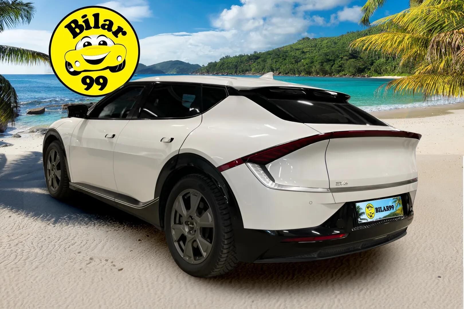 KIA EV6 2023 AWD 77 kWh 325 hv / Adapt.Vakkari / Lämpöpumppu / Peruutuskamera 360 / Irroitettava vetokoukku / Nahkaverhoilu / Merkkihuollettu / TULOSSA //