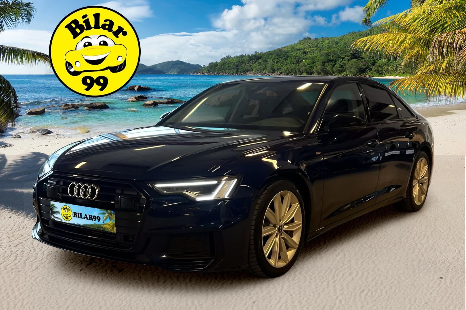 AUDI A6 2020 55 TFSI e Sedan S-Line ** Muistipenkki / 360 / ACC / Koukku / TULOSSA ** - 3,99 % KORKOTARJOUS TÄHÄN AUTOON - Nahkasisusta / Matrix LED / 2x vanteet