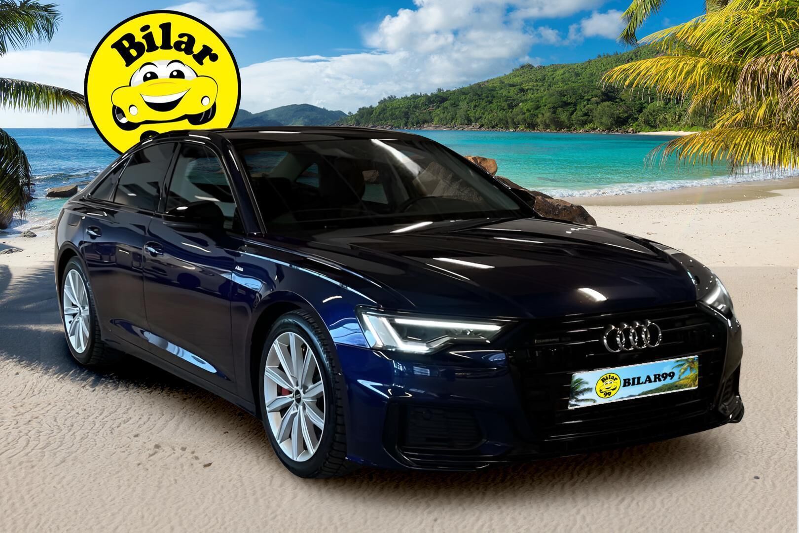 AUDI A6 2020 55 TFSI e Sedan S-Line ** Muistipenkki / 360 / ACC / Koukku / TULOSSA ** - 3,99 % KORKOTARJOUS TÄHÄN AUTOON - Nahkasisusta / Matrix LED / 2x vanteet