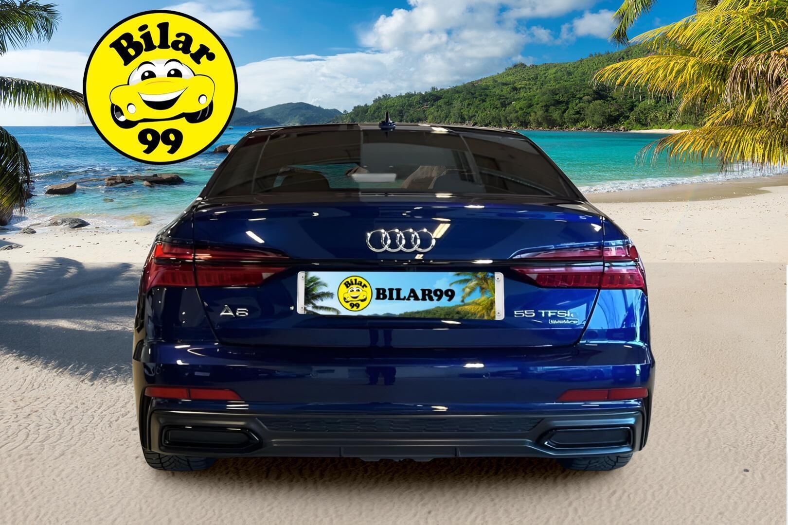 AUDI A6 2020 55 TFSI e Sedan S-Line ** Muistipenkki / 360 / ACC / Koukku / TULOSSA ** - 3,99 % KORKOTARJOUS TÄHÄN AUTOON - Nahkasisusta / Matrix LED / 2x vanteet