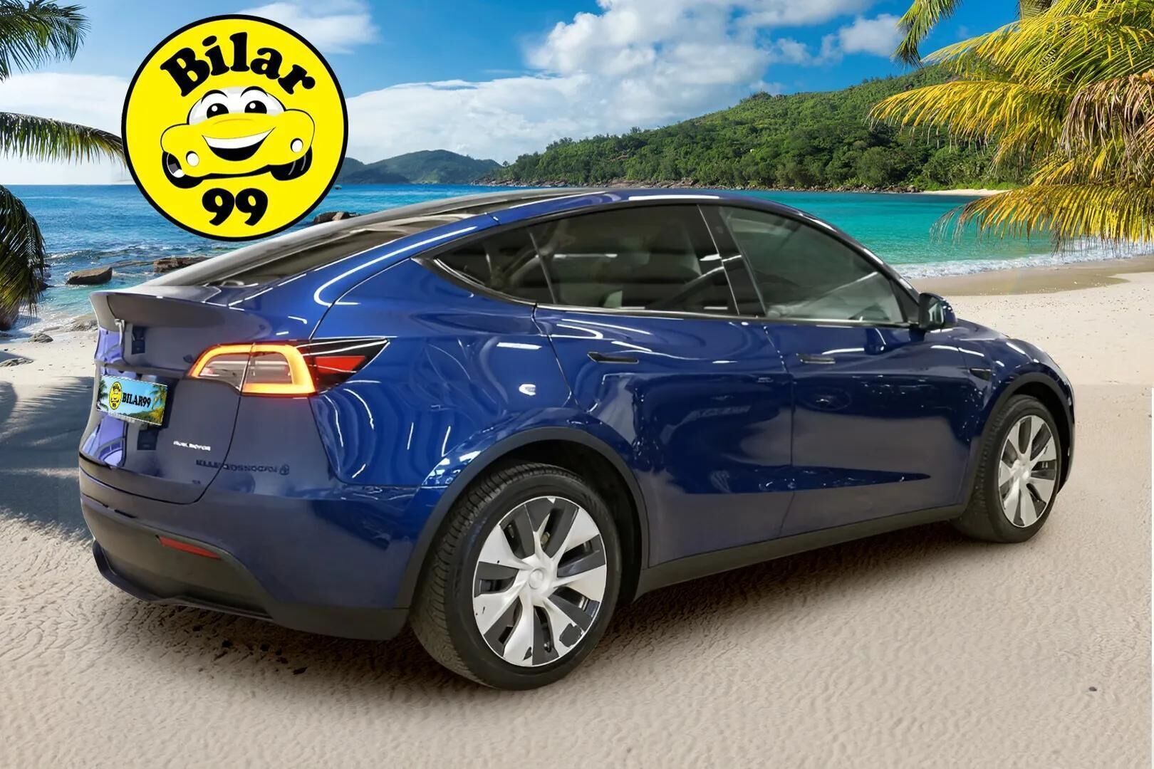 TESLA MODEL Y 2021 Long Range Dual Motor  - Valkoinen sisusta / Autopilot / Panorama