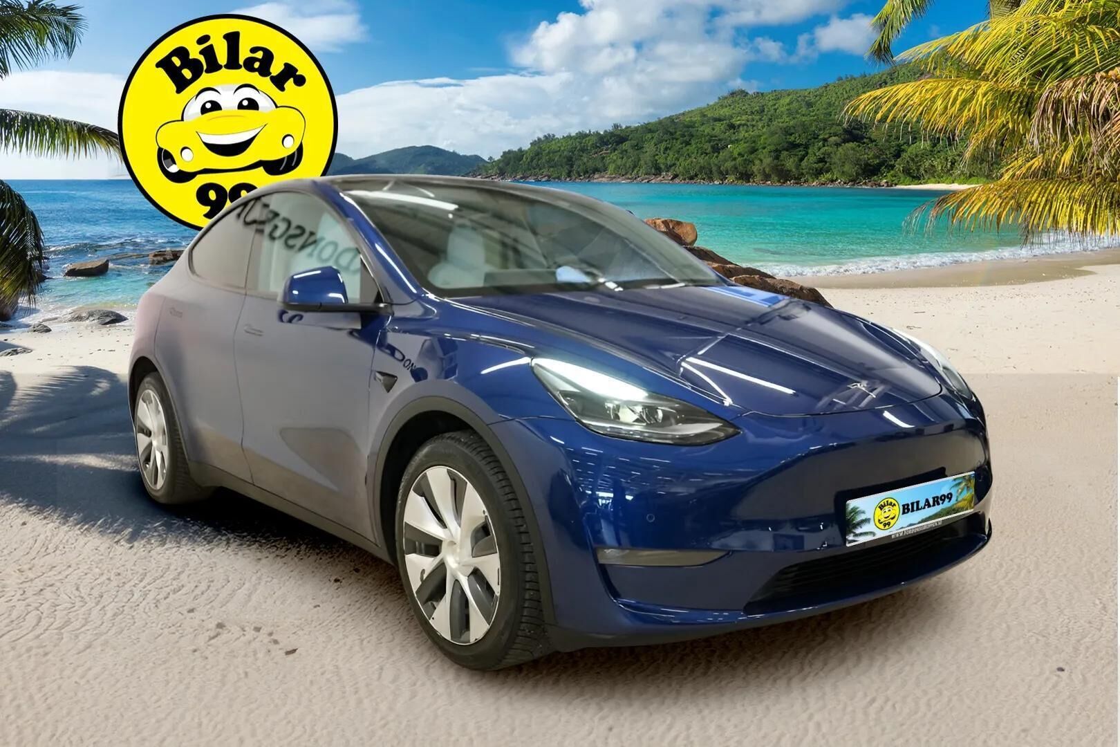 TESLA MODEL Y 2021 Long Range Dual Motor  - Valkoinen sisusta / Autopilot / Panorama