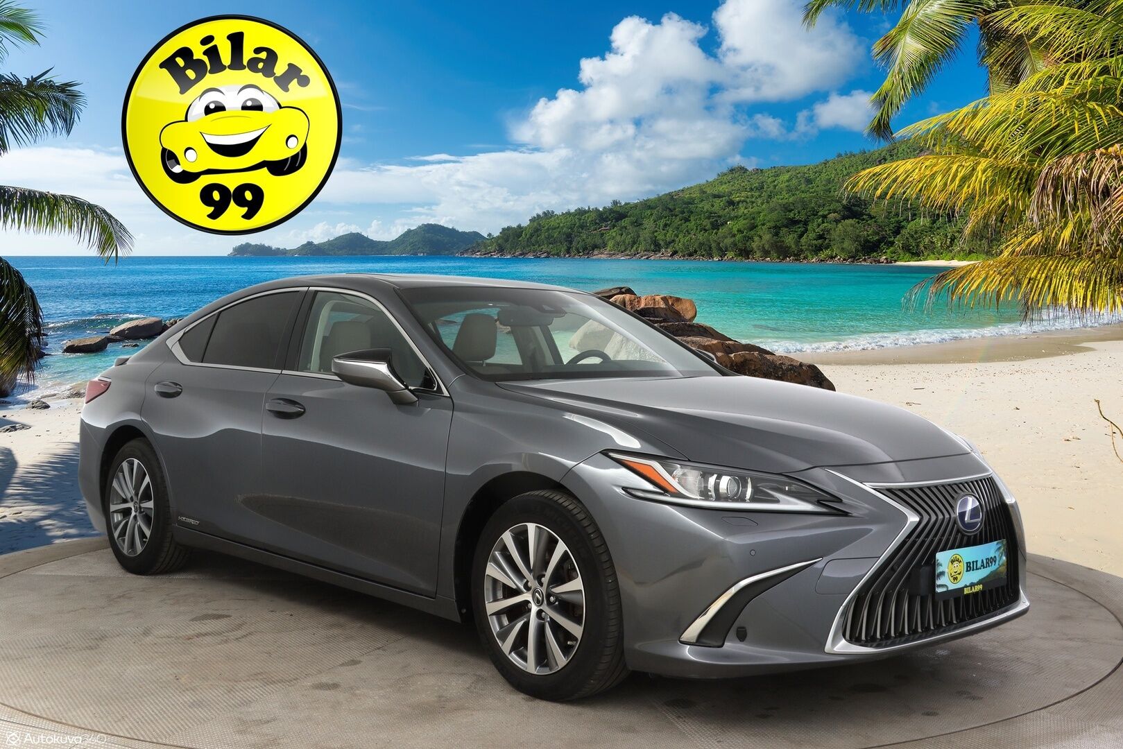 LEXUS ES 2019 300H Comfort * Adapt.Vakkari / Keyless Go / Nahkasisusta / Peruutuskamera / Digimittaristo / Kattoluukku * - 3,99 % KORKOTARJOUS TÄHÄN AUTOON - * Näyttävä Business-luokan Lexus / Hyvillä varusteilla / 2x Renkailla ja vanteilla * 