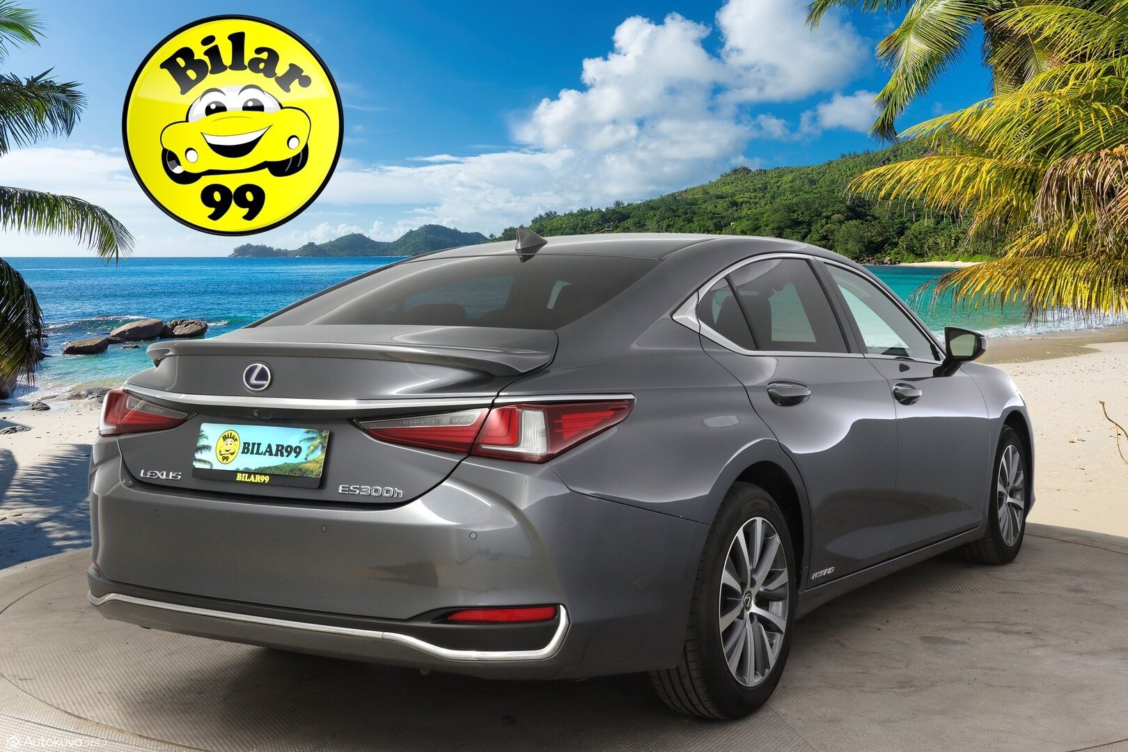 LEXUS ES 2019 300H Comfort * Adapt.Vakkari / Keyless Go / Nahkasisusta / Peruutuskamera / Digimittaristo / Kattoluukku * - 3,99 % KORKOTARJOUS TÄHÄN AUTOON - * Näyttävä Business-luokan Lexus / Hyvillä varusteilla / 2x Renkailla ja vanteilla * 
