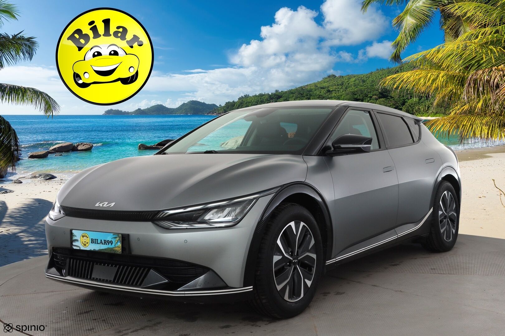 KIA EV6 2022 RWD 77 kWh 229 hv - | ACC | ILP | Koukku | Nahkasisusta | Ambient light | P.kamera | HDA | CTA | BSM | Lämm. ratti | Sähk. takaluukku | Merkkihuollot | 2x renkaat aluin 