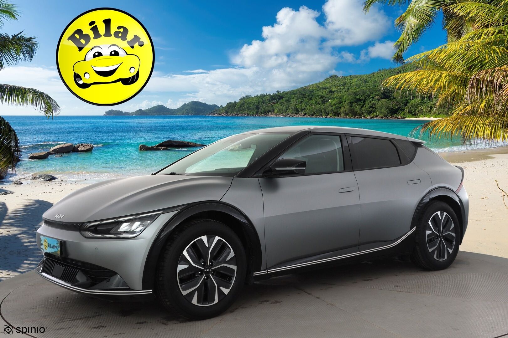 KIA EV6 2022 RWD 77 kWh 229 hv - | ACC | ILP | Koukku | Nahkasisusta | Ambient light | P.kamera | HDA | CTA | BSM | Lämm. ratti | Sähk. takaluukku | Merkkihuollot | 2x renkaat aluin 