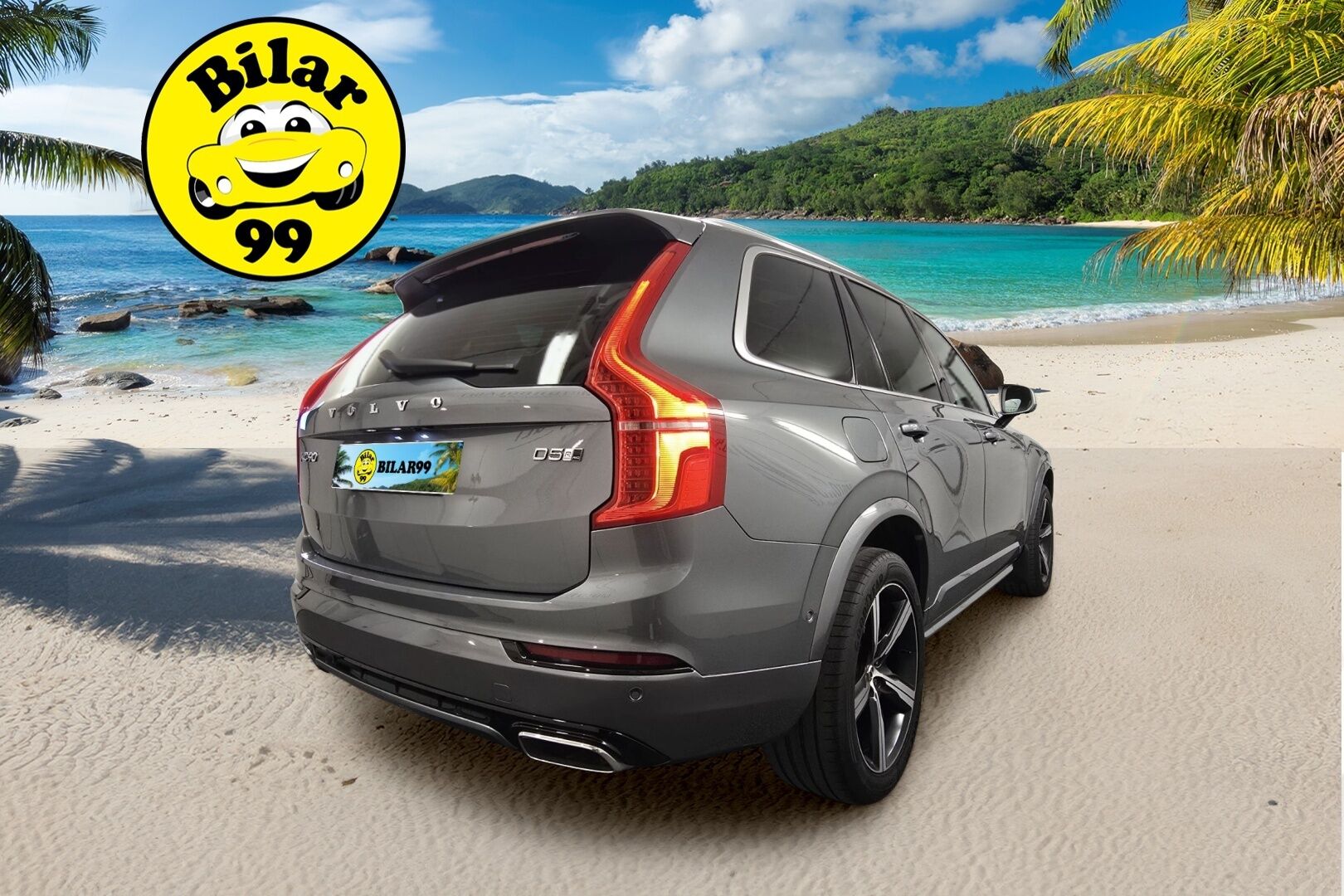 Volvo XC90 2017 D5 AWD R-Design aut 7-Paik ** Panorama / HUD / 360 Kamera / Ilma-alusta / TULOSSA ** - 3,99 % KORKOTARJOUS TÄHÄN AUTOON - Adapt.vakkari / Webasto / BLIS / VOC / Carplay