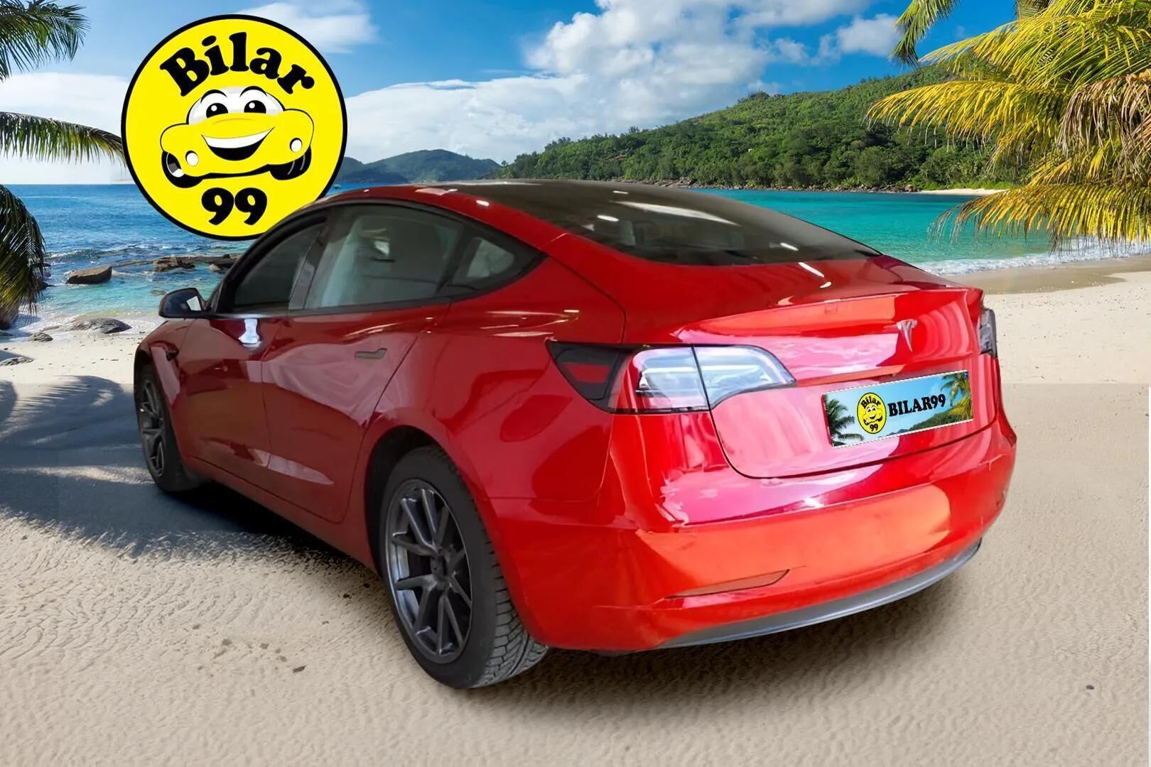 TESLA MODEL 3 2021 Long Range AWD - Ennakkomyynnissä! | Vetokoukku | ACC | P. kamera | 2x Vanteet 