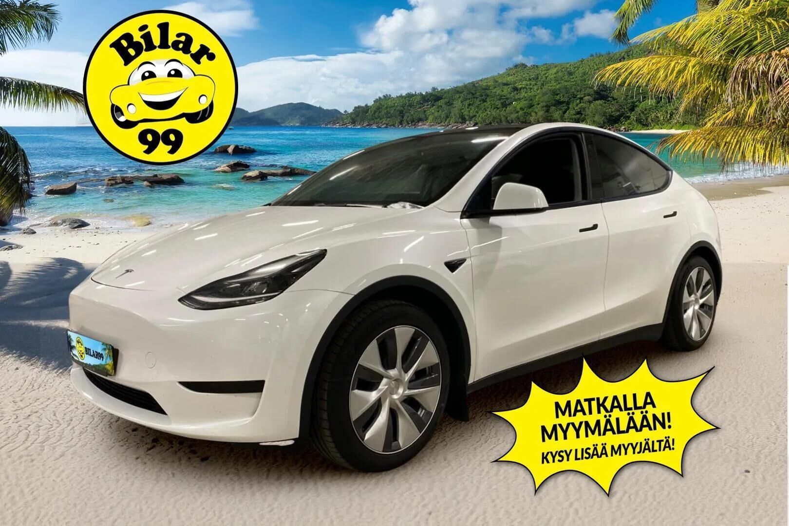 TESLA MODEL Y 2023 RWD - Ennakkomyynnissä | Koukku | ACC | P. kamera | Nahkasisusta 