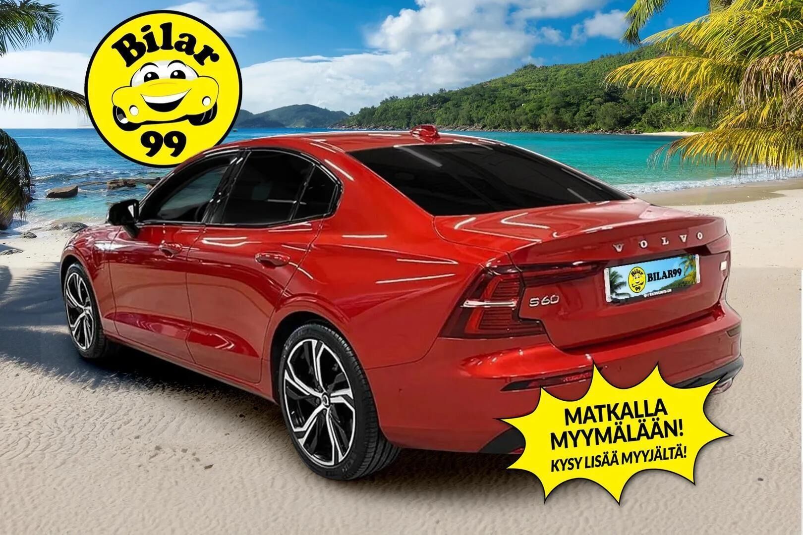 Volvo S60 2023 T8 AWD Long Range High Performance Ultimate Dark aut ** Bowers&Wilkins / Kattoluukku / 360 Kamera / TULOSSA ** - 3,99 % KORKOTARJOUS TÄHÄN AUTOON - Muistinahat / HUD / PilotAssist / Koukku / 2x vanteet