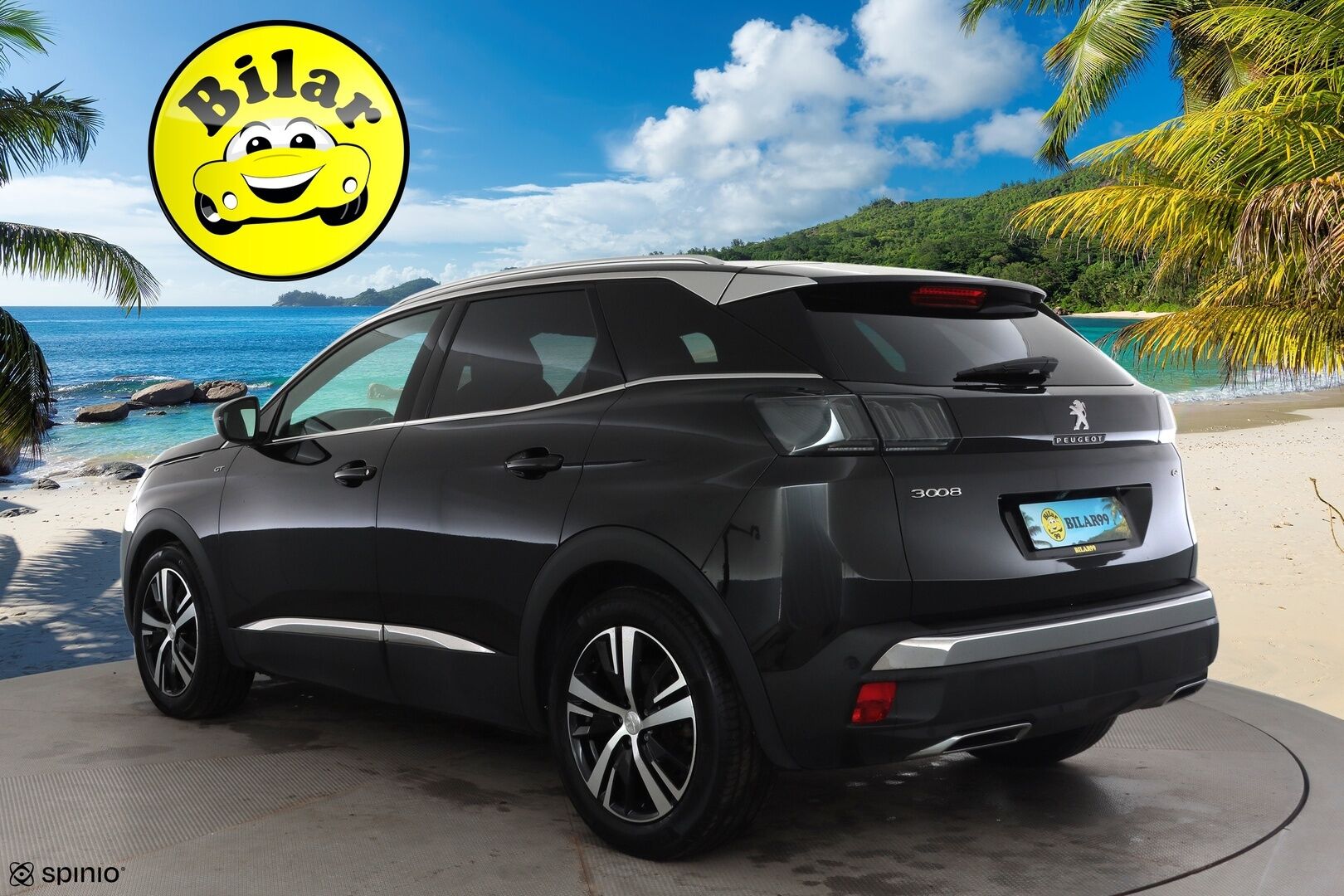 PEUGEOT 3008 2023 1,2 Puretech 130hv EAT GT - | ACC | LED | 360-Kamera | Puolinahat | Digimittaristo | Kahdet renkaat |
