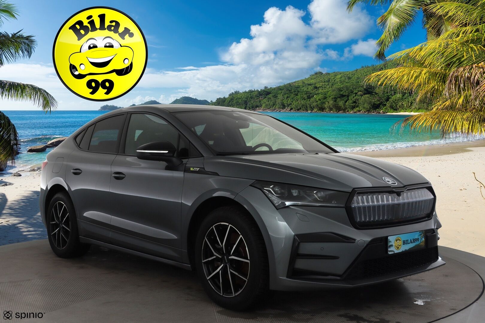 SKODA ENYAQ 2023 Coupe 80x 4x4 RS iV * ACC / ILP / Hierovat Muistipenkit / Matrix-LED / Lasikatto / HUD / Canton / P.kamera / koukku *