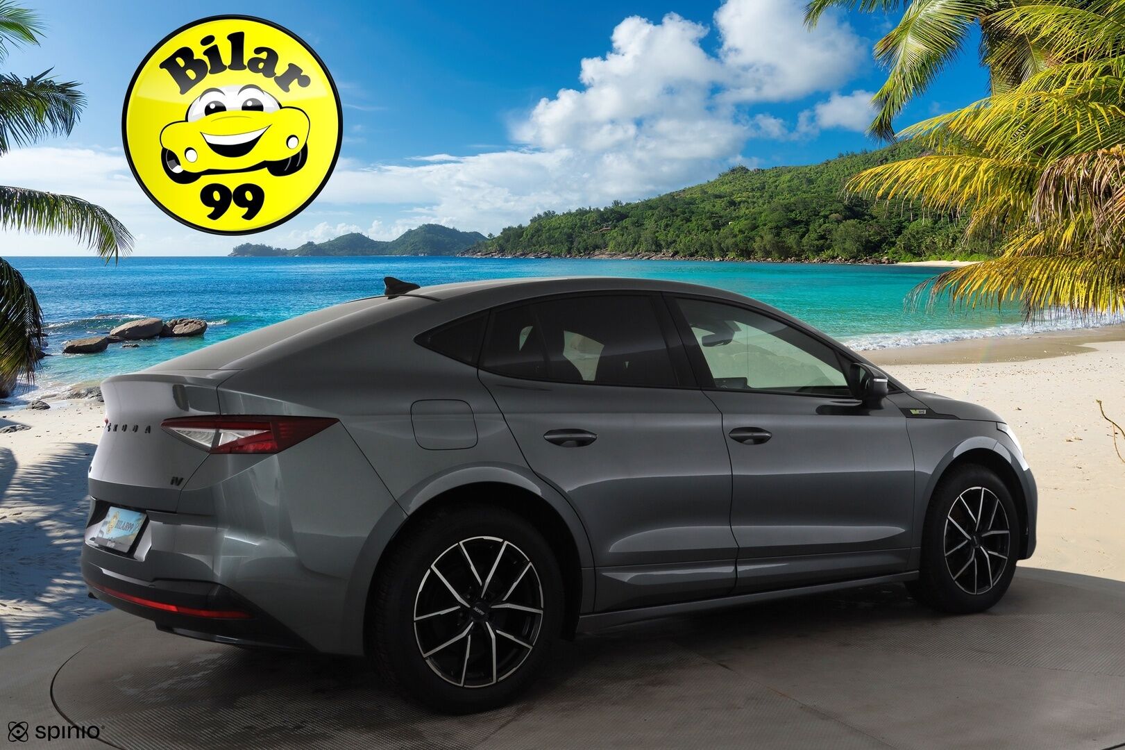 SKODA ENYAQ 2023 Coupe 80x 4x4 RS iV * ACC / ILP / Hierovat Muistipenkit / Matrix-LED / Lasikatto / HUD / Canton / P.kamera / koukku *