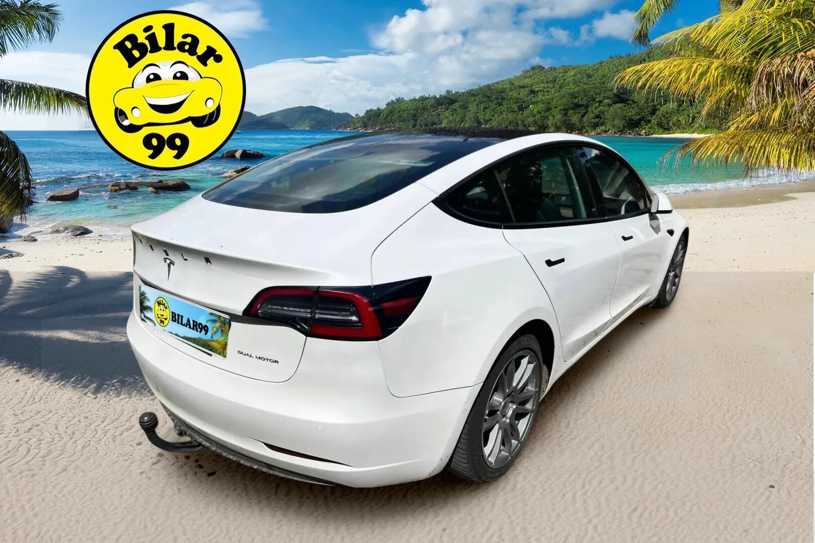 Tesla Model 3 2021 Long Range - Koukku | 2xrenkaat ja vanteet | TULOSSA | - KORKO VAIN 3,99 %