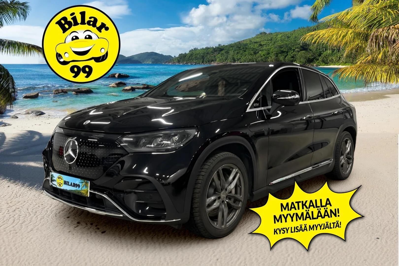 MERCEDES-BENZ EQE SUV 2025 350 4Matic AMG Line / Adapt.Vakkari / Muistipenkit / Lämpöpumppu / Peruutuskamera 360 / Vetokoukku / TULOSSA // - HULLUT AVAJAISHULINAT KORKOTARJOUS 3,29 %