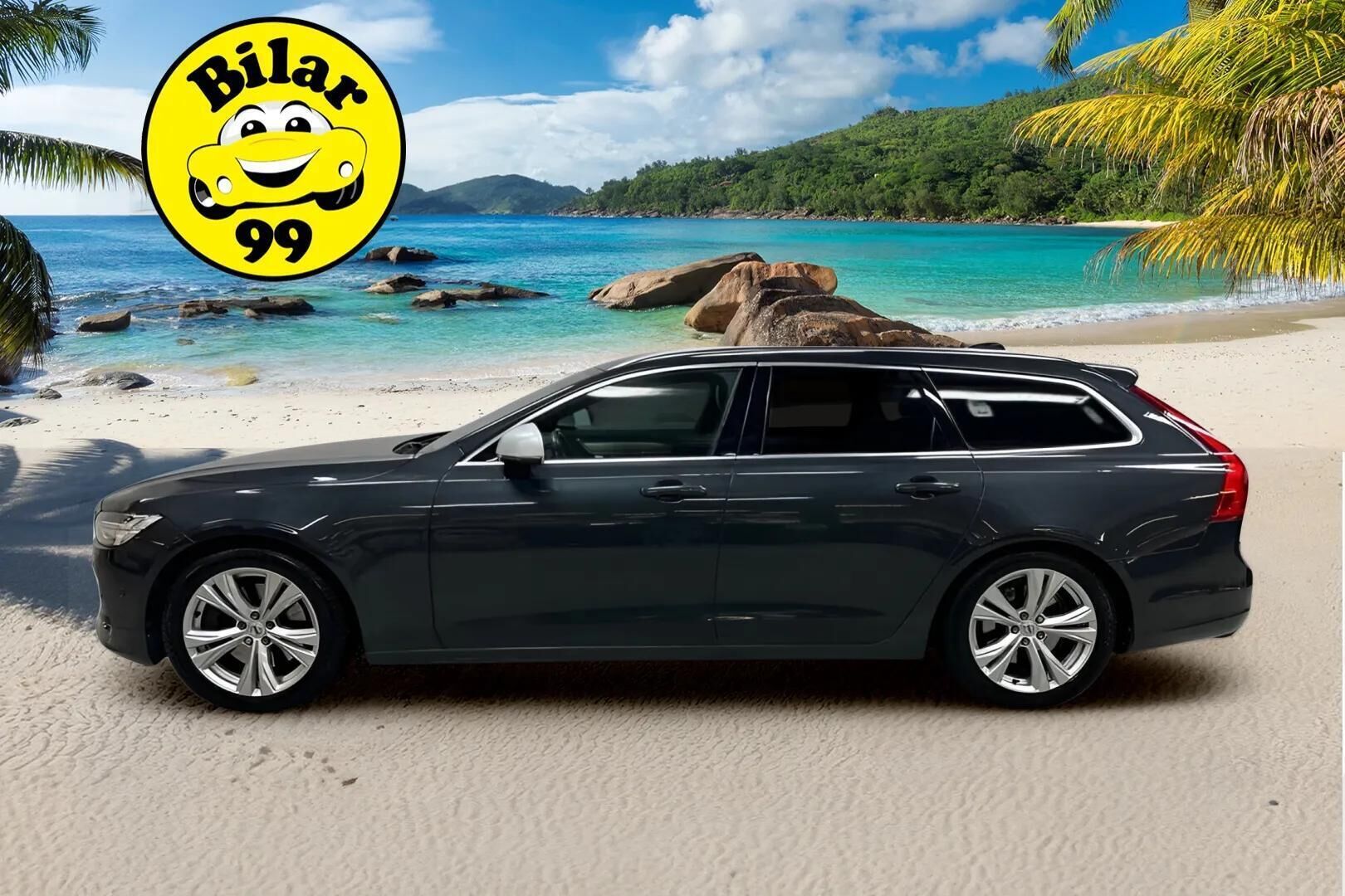 Volvo V90 2018 T6 AWD R-Design Polestar ** Adapt.vakkari / Webasto / Navi / Muistipenkki ** - Polestar optimoitu / Merkkihuollot / Vetokoukku