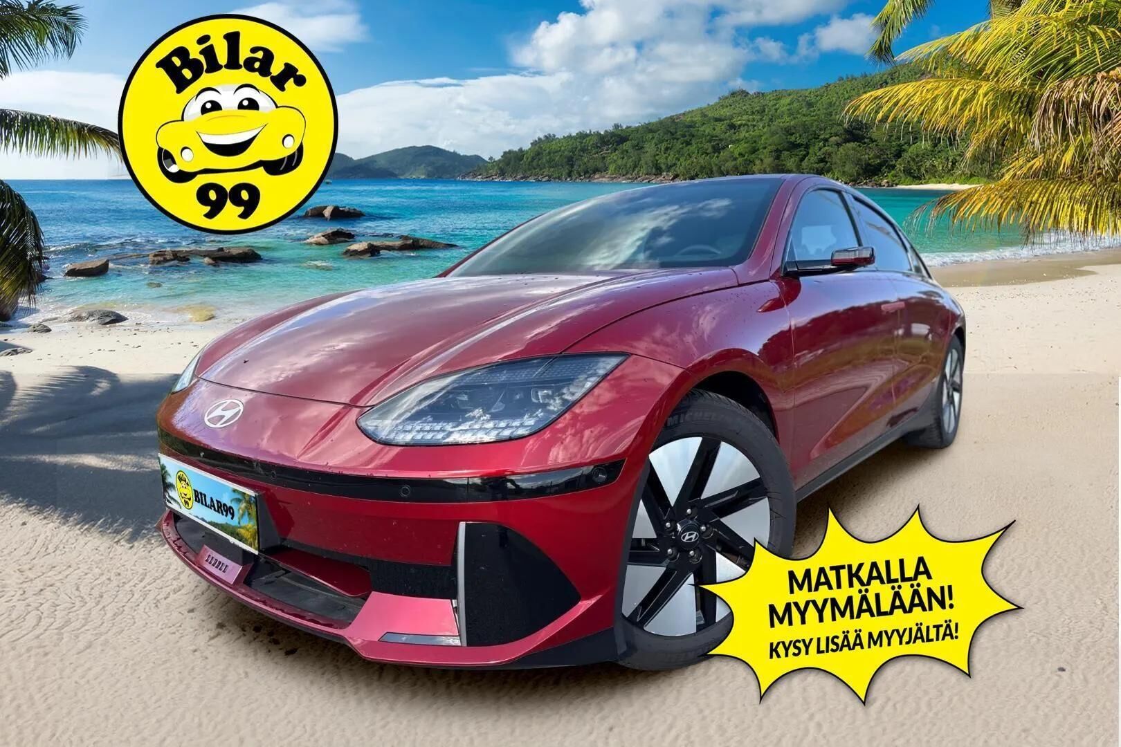 Hyundai IONIQ 6 2025 77 kWh 325 hv AWD Ultimate - | ACC | ILP | Koukku | HUD | 360° | Ilm. relax sähkönahat | BOSE | Matrix | Muistipenkki | Kamerapeilit | Lämm. ratti | Keyless | ALV |