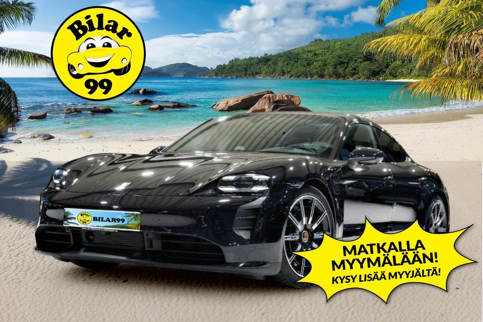 PORSCHE TAYCAN 2021 Turbo 680HV / Huippuvarusteilla! / Sport Desing / Sport Chrono / 18 suuntaiset istuimet / PDLS+ / PSCB / Porche InnoDrive / Bose / Apukuskin näyttö / 5 paikkainen / TULOSSA! // - 2,99 % KORKOTARJOUS TÄHÄN AUTOON - 