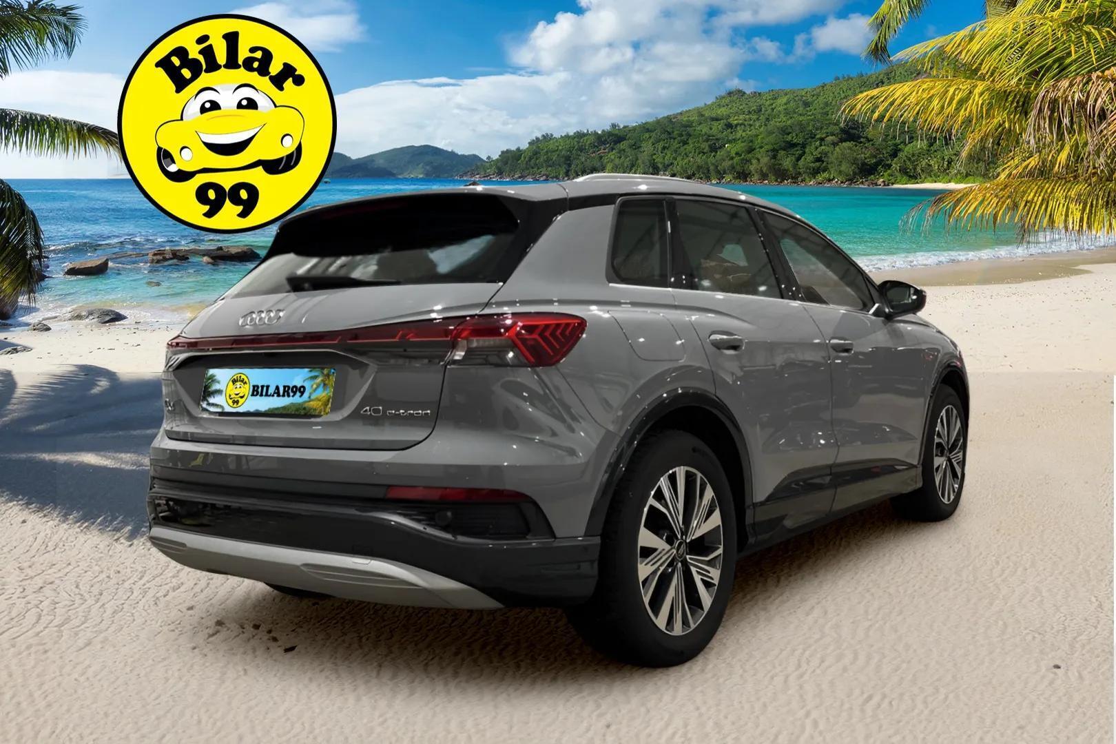 AUDI Q4 E-TRON 2023 40 e-tron / Adapt.Vakkari / Lämpöpumppu / Peruutuskamera / Sonos / Vetokoukku / Sport-istuimet / Kahdet vanteet renkaineen / TULOSSA //  - HULLUT JOULUT KORKOTARJOUS 2,49% 