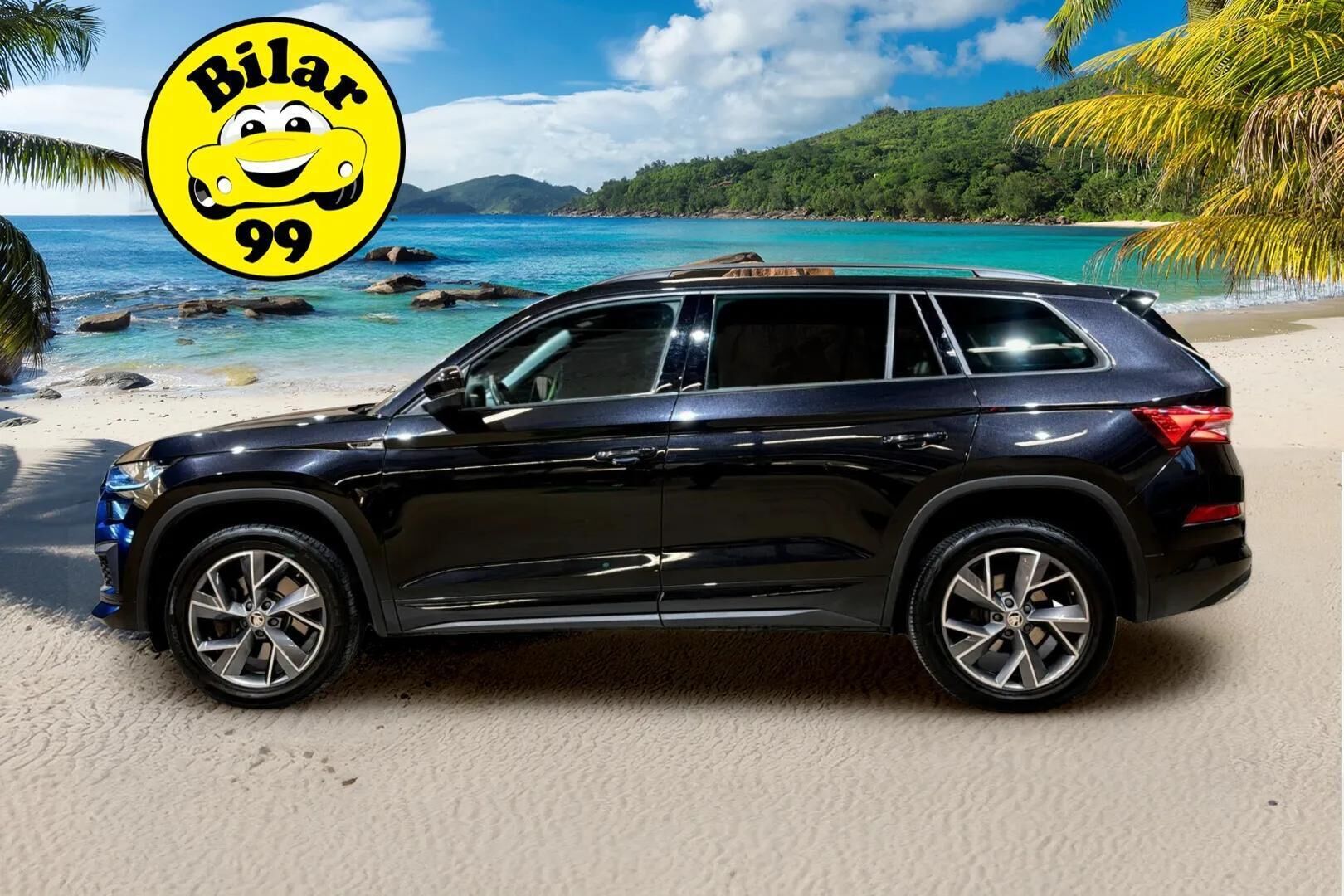 SKODA KODIAQ 2022 2.0 TSI 4x4 Sportline 7-P ** Muistipenkki / Digimittari / ACC / Webasto / P-Kamera ** - 7-Paikkainen / Matrix LED / Vetokoukku / KESSY / 2x vanteet 