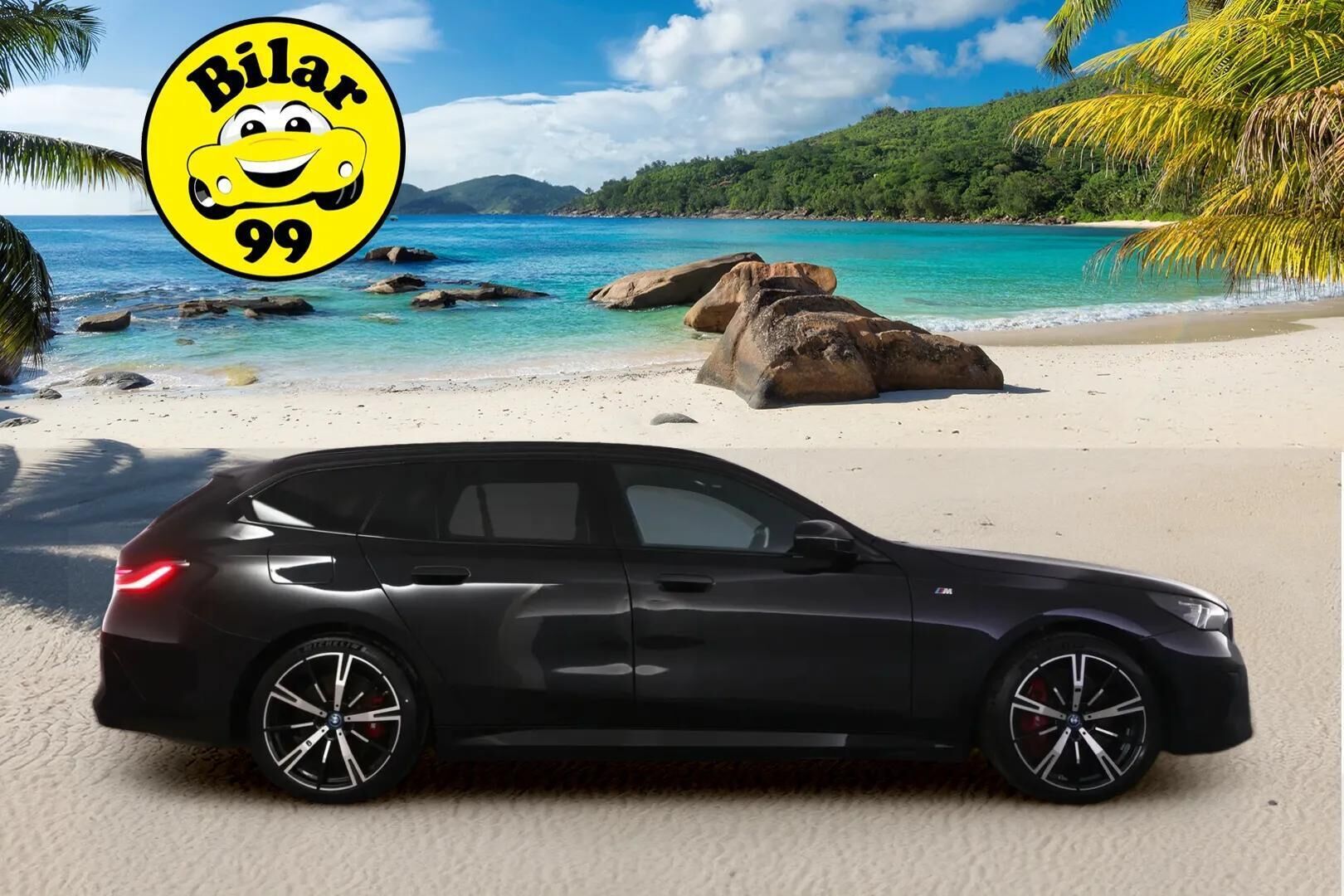 BMW I5 2025 G61 Touring xDrive40 M Sport Pro ** Vetokoukku / Iconic Glow  / H&K / Nahkasisusta ** - 22kW AC / Driving Assistant Plus / 2x vanteet - HULLUT AVAJAISHULINAT KORKOTARJOUS 3,29 %