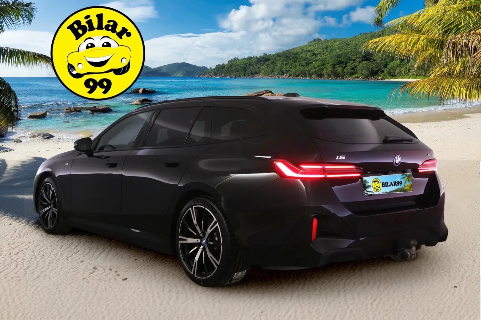 BMW I5 2025 G61 Touring xDrive40 M Sport Pro ** Vetokoukku / Iconic Glow  / H&K / Nahkasisusta ** - 22kW AC / Driving Assistant Plus / 2x vanteet - HULLUT AVAJAISHULINAT KORKOTARJOUS 3,29 %