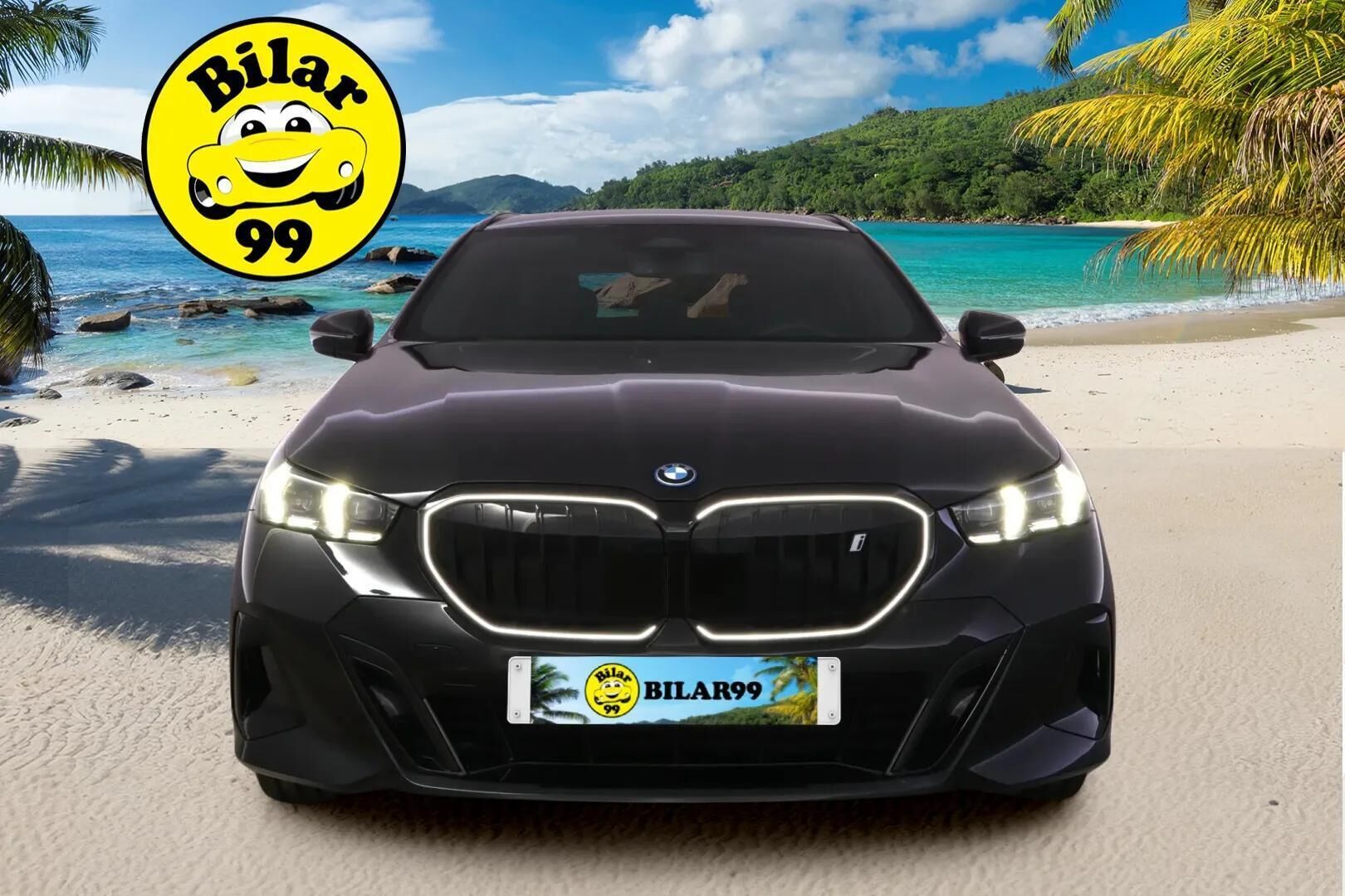 BMW I5 2025 G61 Touring xDrive40 M Sport Pro ** Vetokoukku / Iconic Glow  / H&K / Nahkasisusta ** - 22kW AC / Driving Assistant Plus / 2x vanteet - HULLUT AVAJAISHULINAT KORKOTARJOUS 3,29 %
