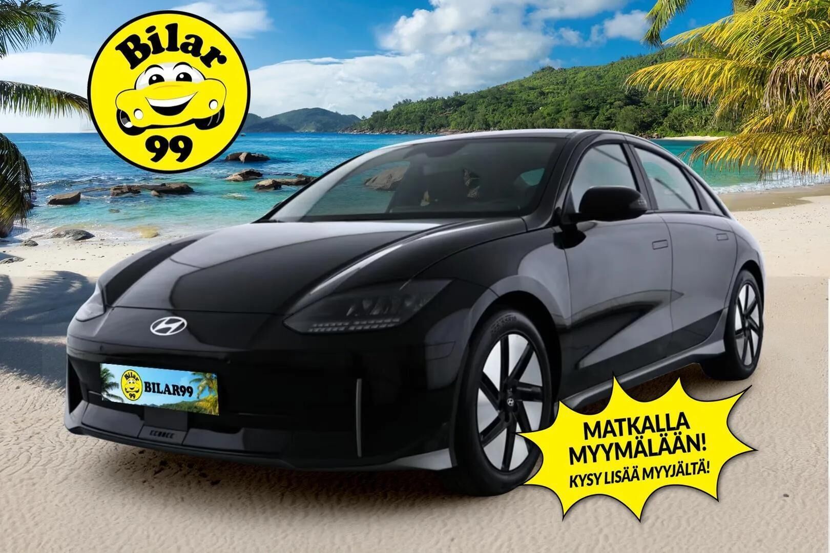 HYUNDAI IONIQ 6 2023 Dynamiq RWD ** Lämpöpumppu / P-Kamera / Adapt.vakkari / LED ** - HULLUT AVAJAISHULINAT KORKOTARJOUS 3,29 %