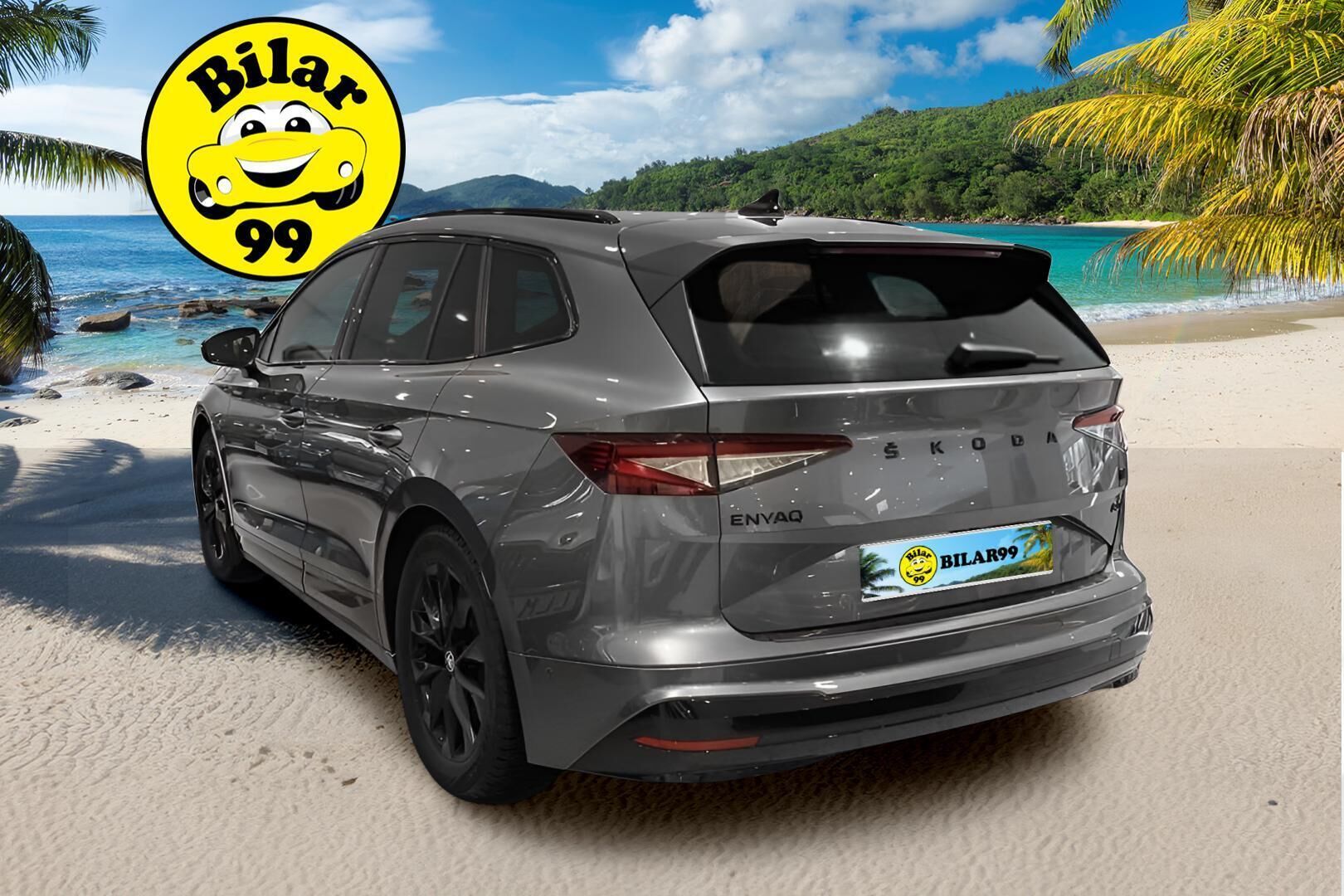 SKODA ENYAQ 2022 80x iV Sportline ** Muistipenkki / Lämpöpumppu / ACC / Kamera / Koukku / TULOSSA ** - 3,99 % KORKOTARJOUS TÄHÄN AUTOON - LED / Navi / 2x vanteet
