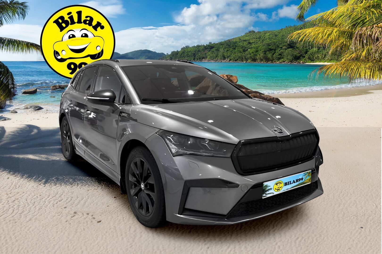 SKODA ENYAQ 2022 80x iV Sportline ** Muistipenkki / Lämpöpumppu / ACC / Kamera / Koukku / TULOSSA ** - 3,99 % KORKOTARJOUS TÄHÄN AUTOON - LED / Navi / 2x vanteet
