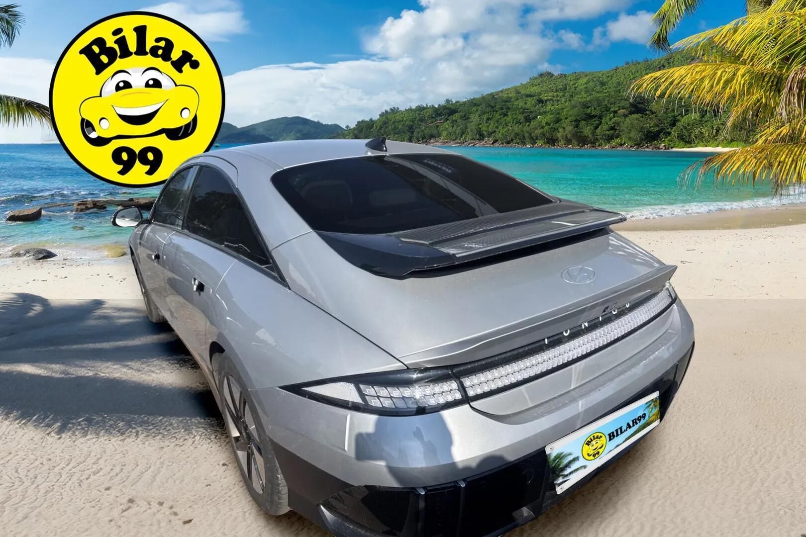 Hyundai IONIQ 6 2024 77 kWh 229 hv Ultimate - | ACC | ILP | HUD | 360° | Ilm. relax nahat | Muistipenkki | BOSE | Matrix | HDA | BSM | V2L | Keyless | Ambient | Lämm. ratti | Merkkihuollettu | ALV |