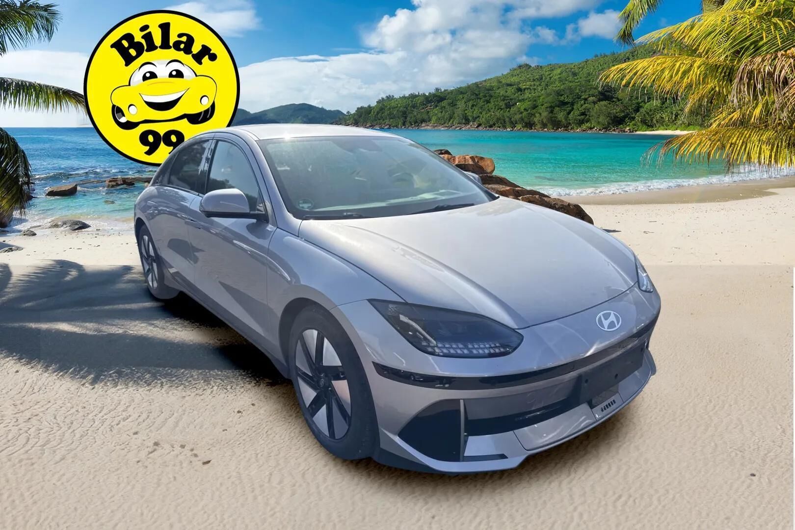Hyundai IONIQ 6 2024 77 kWh 229 hv Ultimate - | ACC | ILP | HUD | 360° | Ilm. relax nahat | Muistipenkki | BOSE | Matrix | HDA | BSM | V2L | Keyless | Ambient | Lämm. ratti | Merkkihuollettu | ALV |