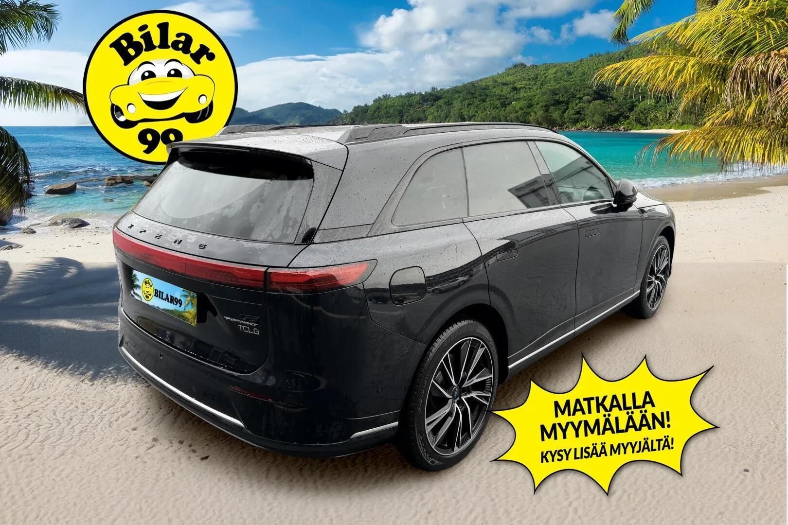 XPENG G9 2025 AWD Performance * Koukku / ILP / 360 / ACC / LED / Ilma-alusta / Hierovat&Ilmastoidut Muistinahat / DYN Audio * - Kahdet renkaat aluvanteilla 