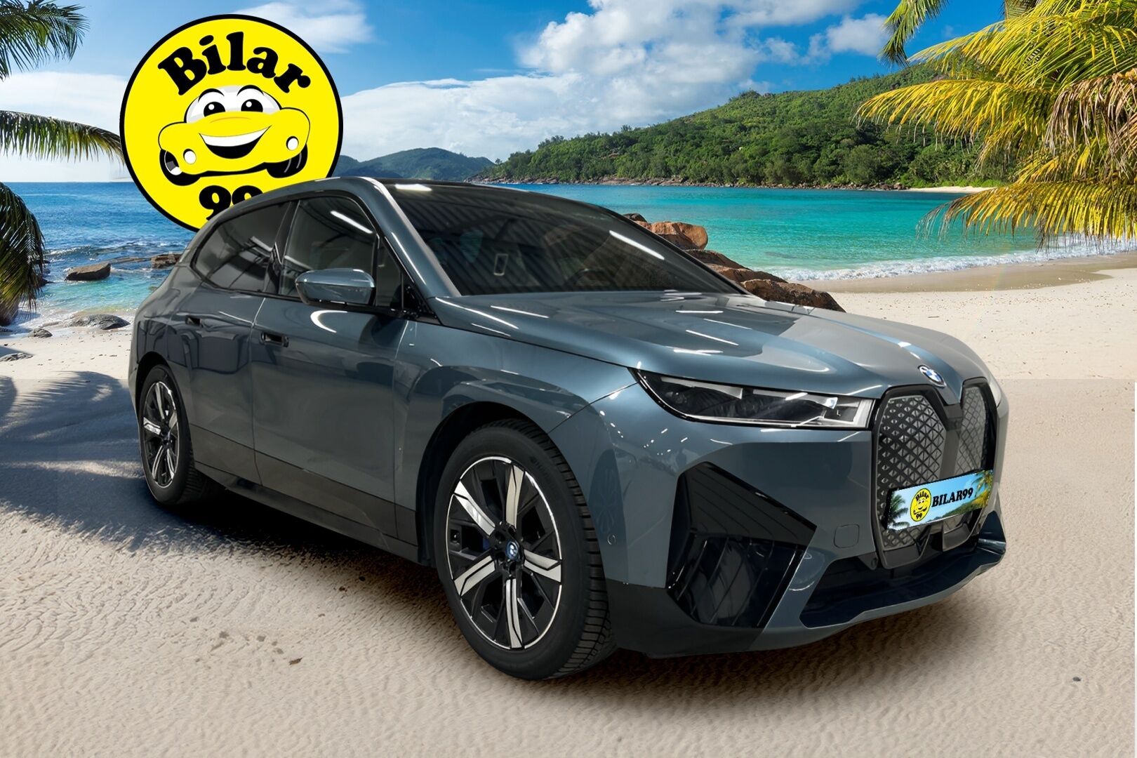 BMW IX 2022 xDrive40 - 3,99 % KORKOTARJOUS TÄHÄN AUTOON - Adapt.Vakkari / Lasikatto / Harman/Kardon / Vetokoukku / Vegaaninahat / Peruutuskamera 360 / TULOSSA //